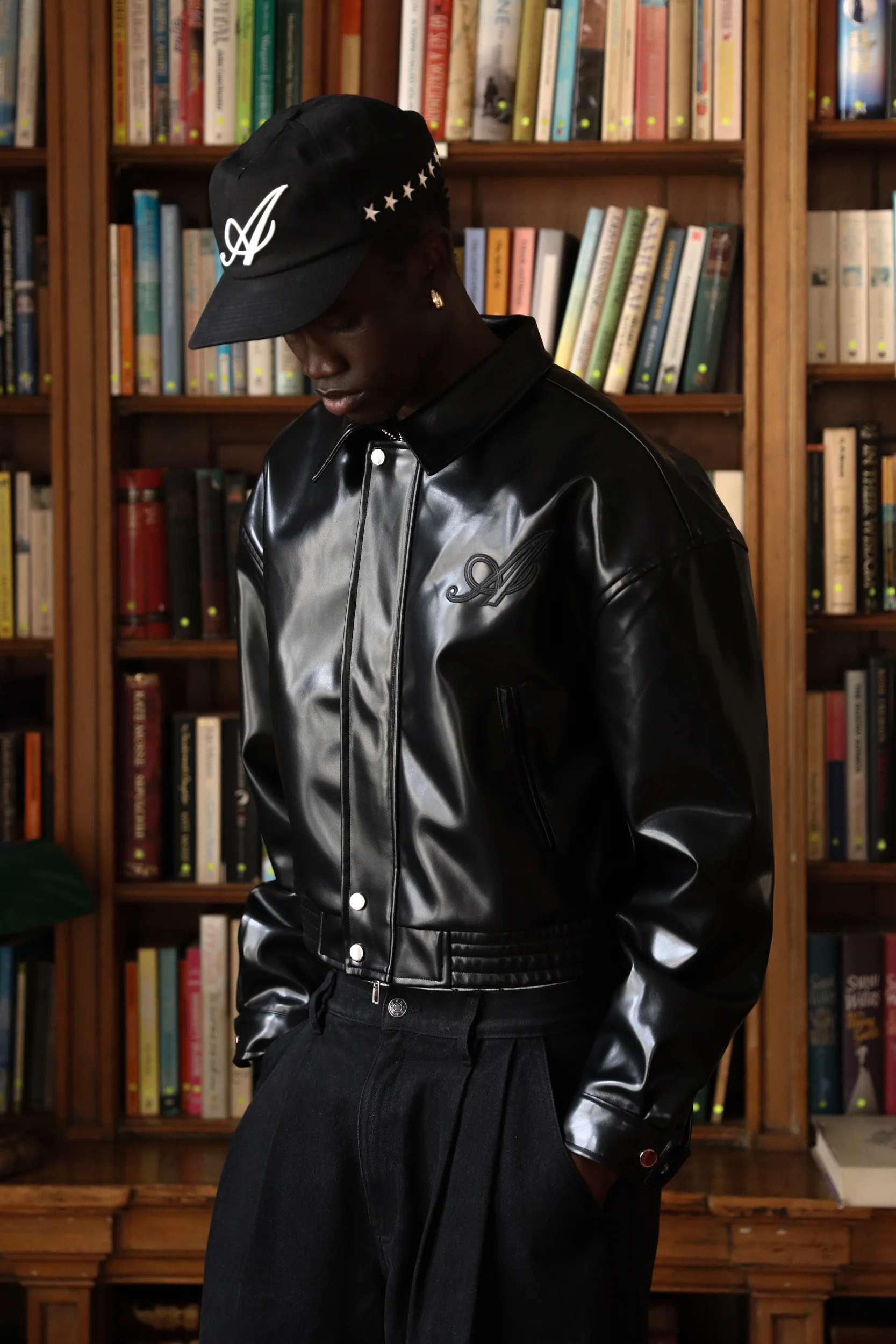 AB Faux Leather Jacket - Image 5
