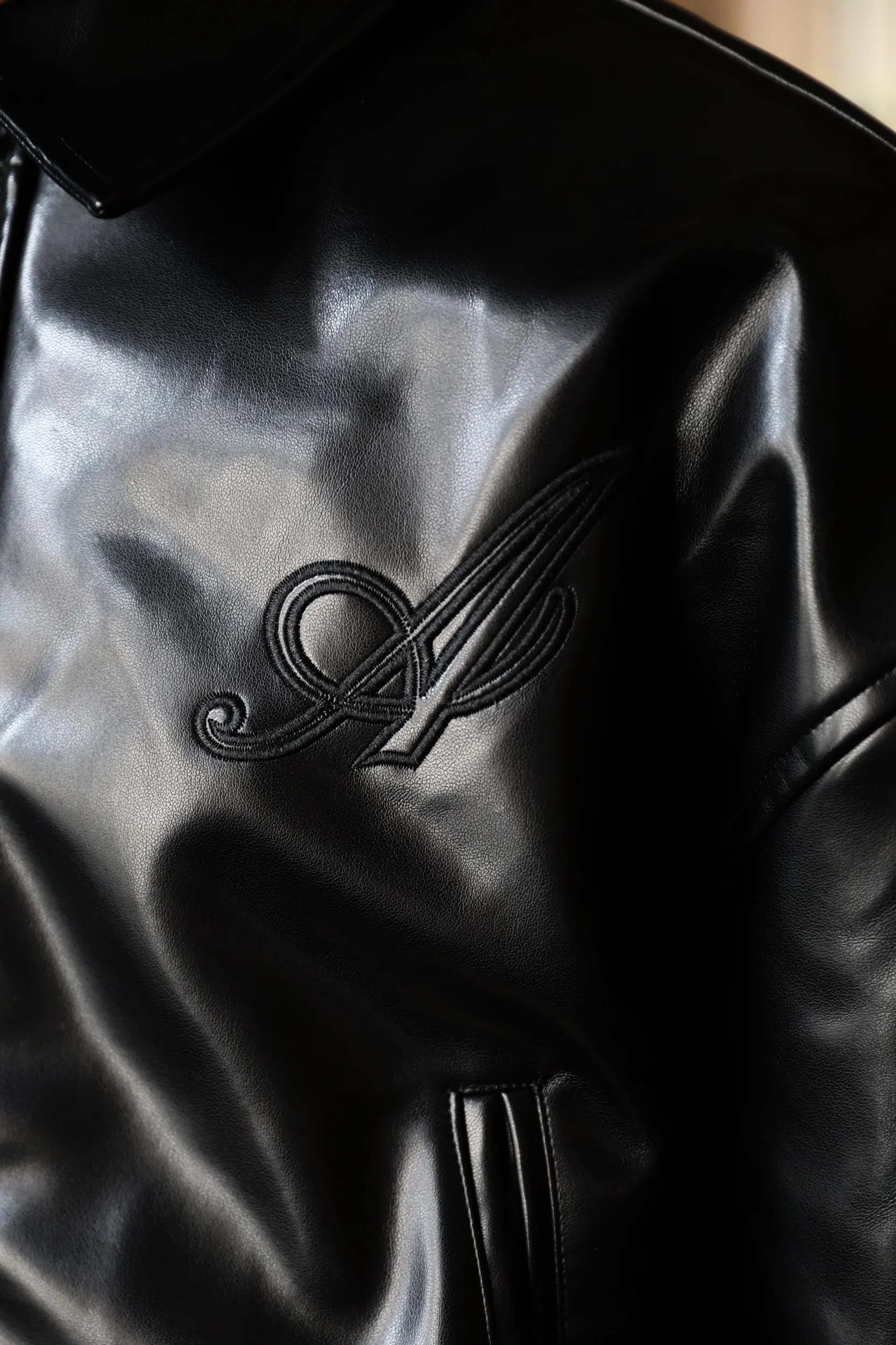 AB Faux Leather Jacket - Image 7