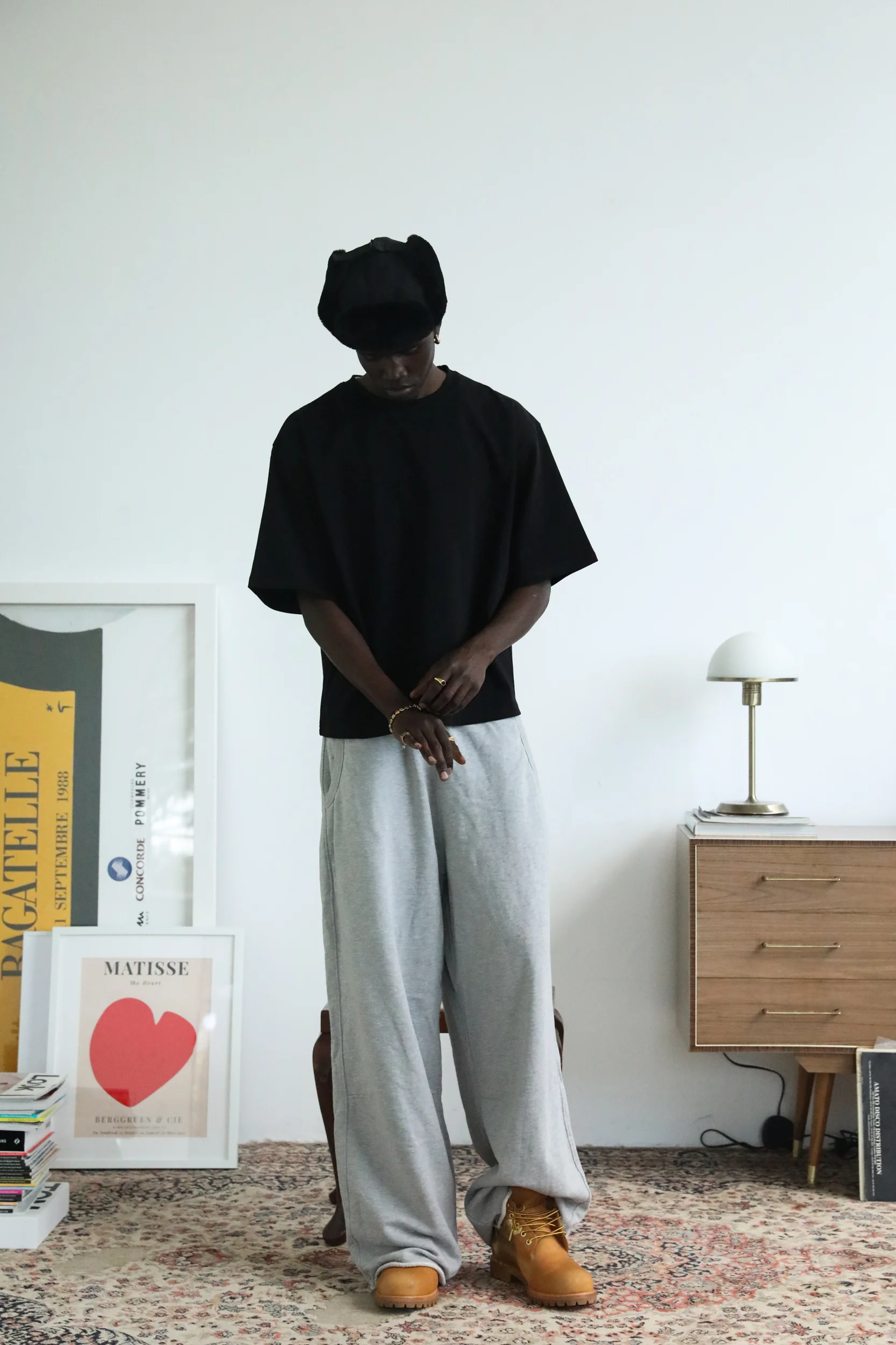 Signature Black Box Tee - White Writing - Image 4