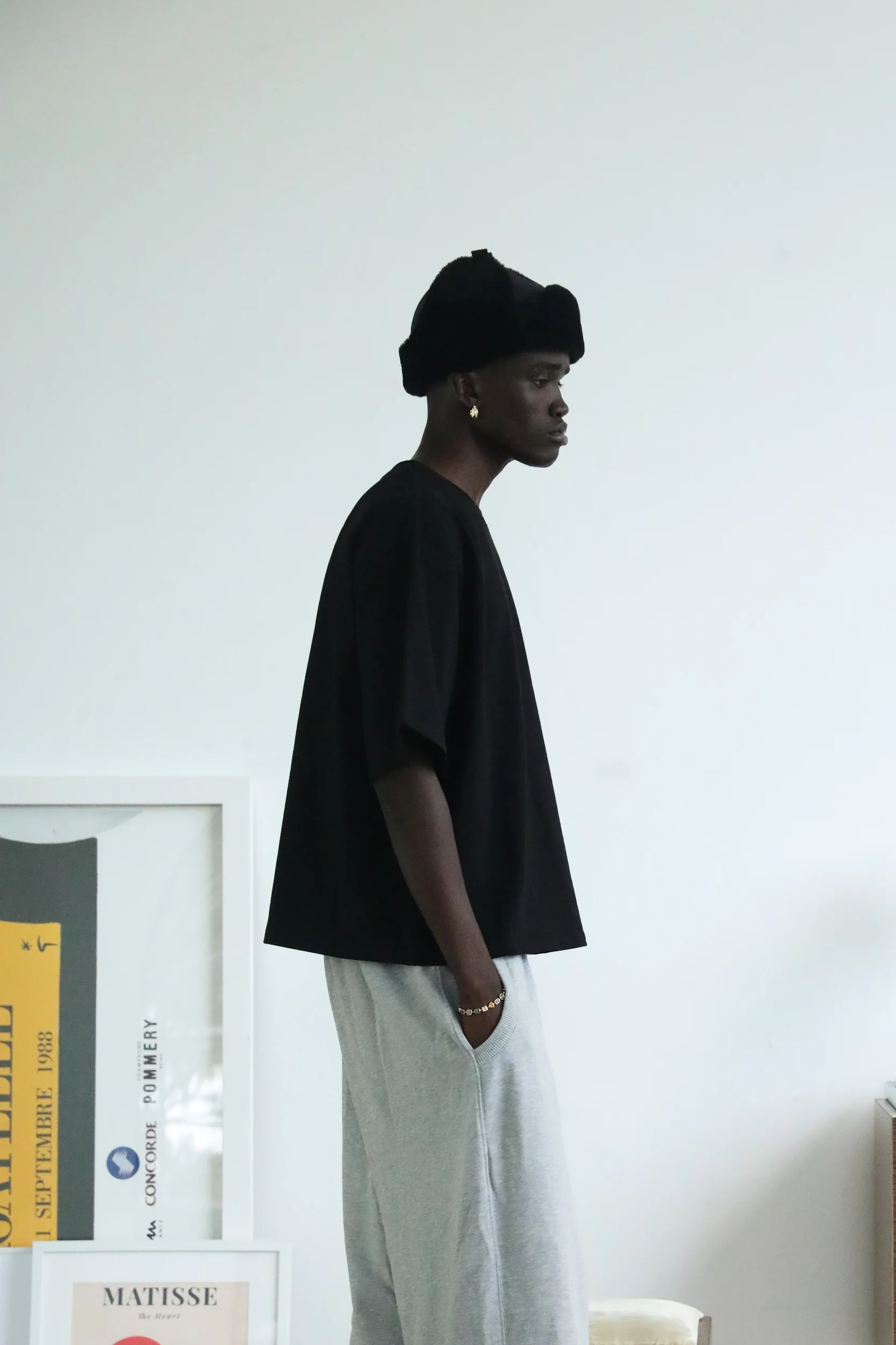 Signature Black Box Tee - White Writing - Image 6
