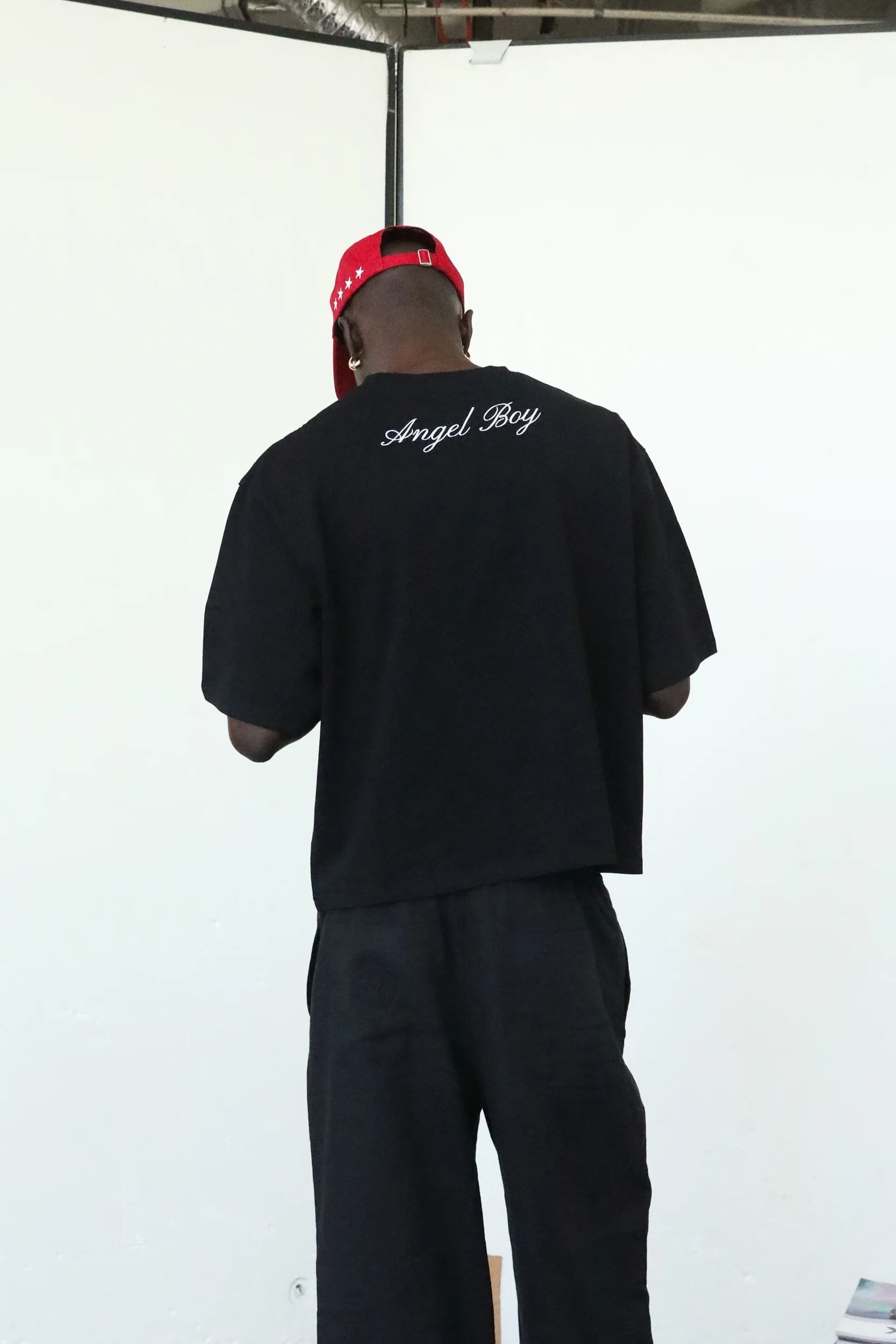 Signature Black Box Tee - White Writing - Image 8