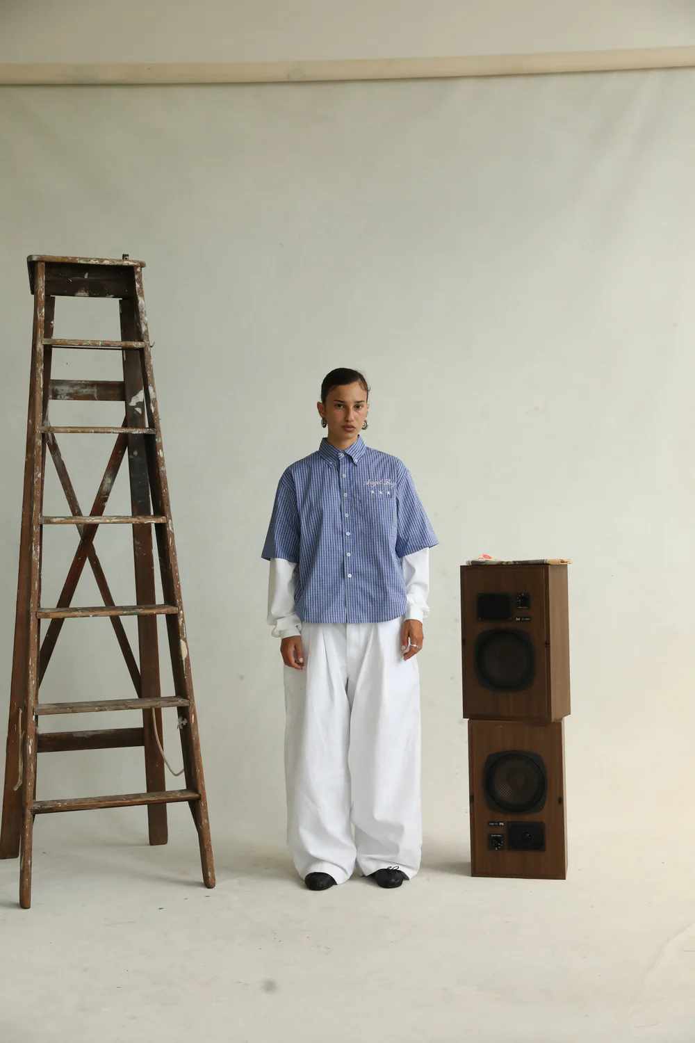 Angel Boy Blue Checkered Shirt - Image 7