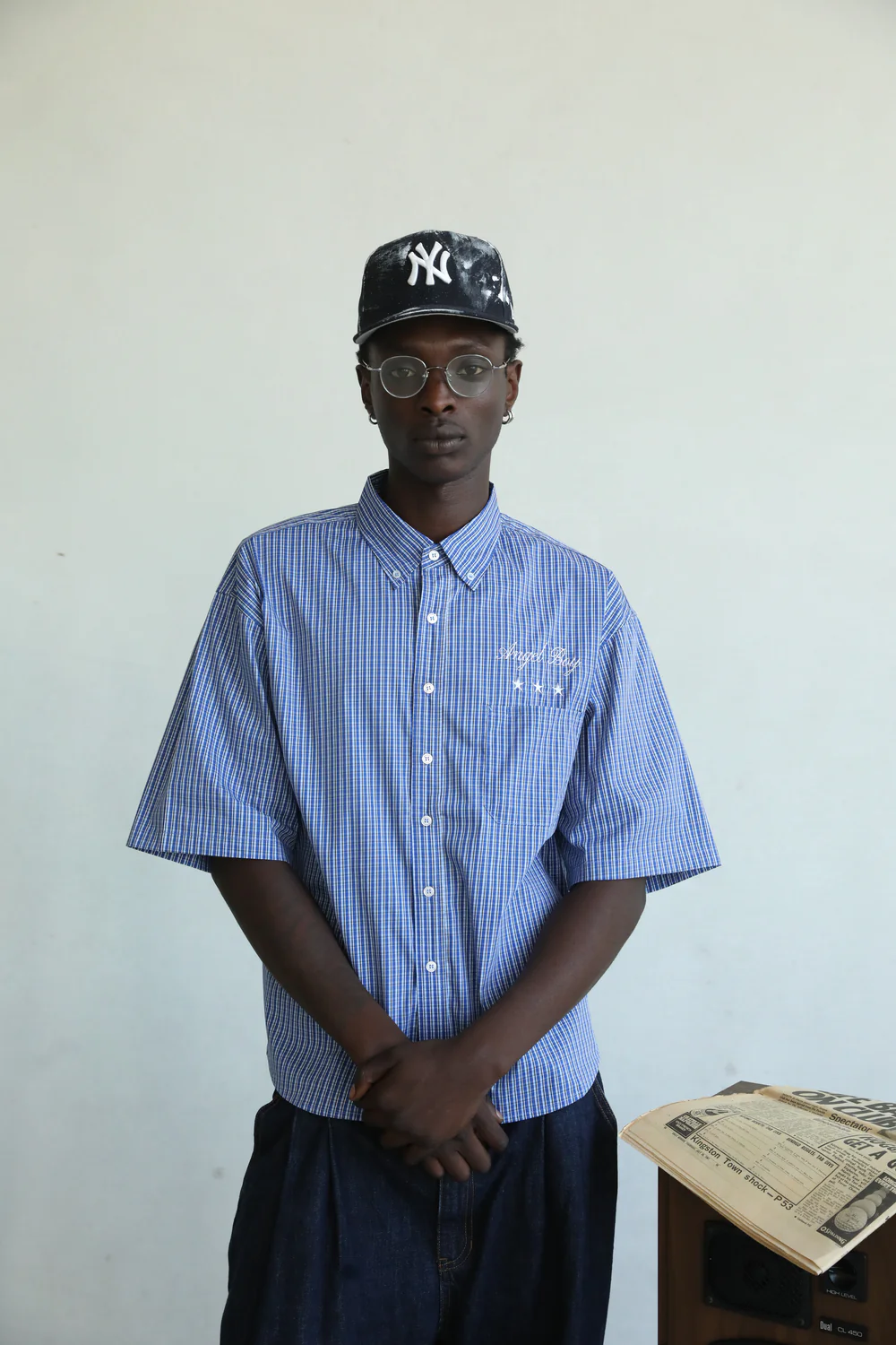 Angel Boy Blue Checkered Shirt - Image 9