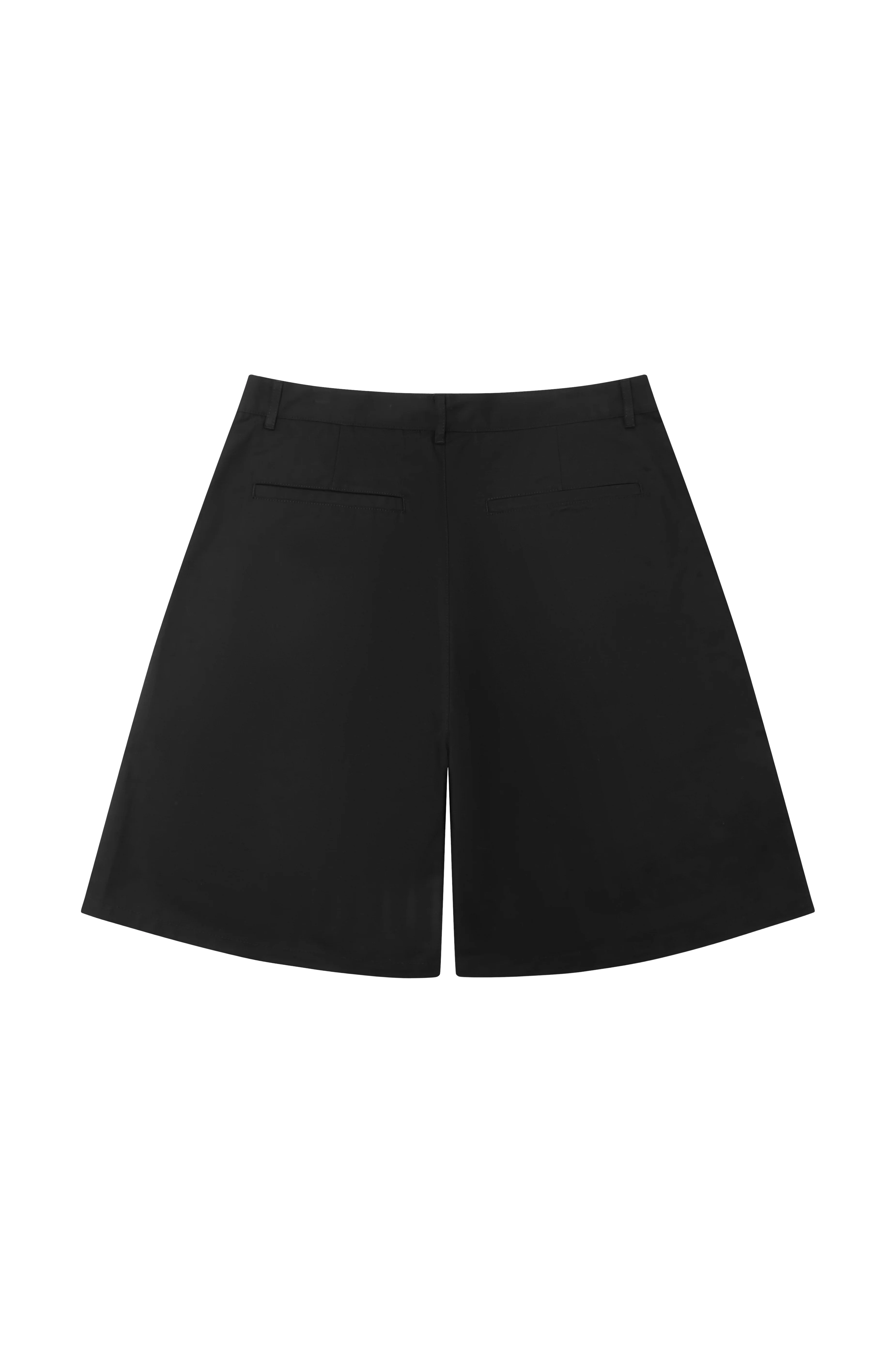 Black Pleated Shorts - Image 4