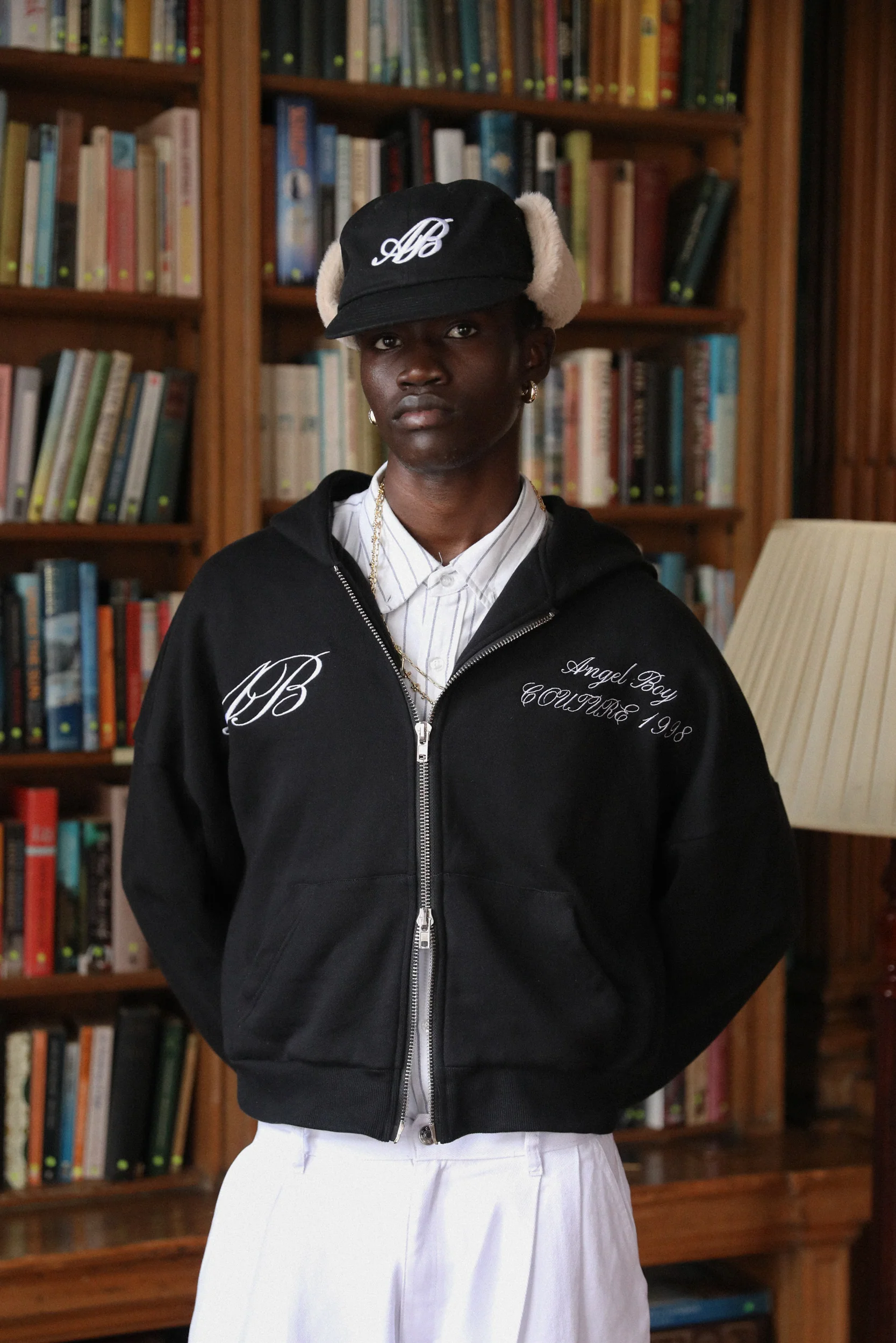 Angel Boy Script Black Hoodie - Image 4