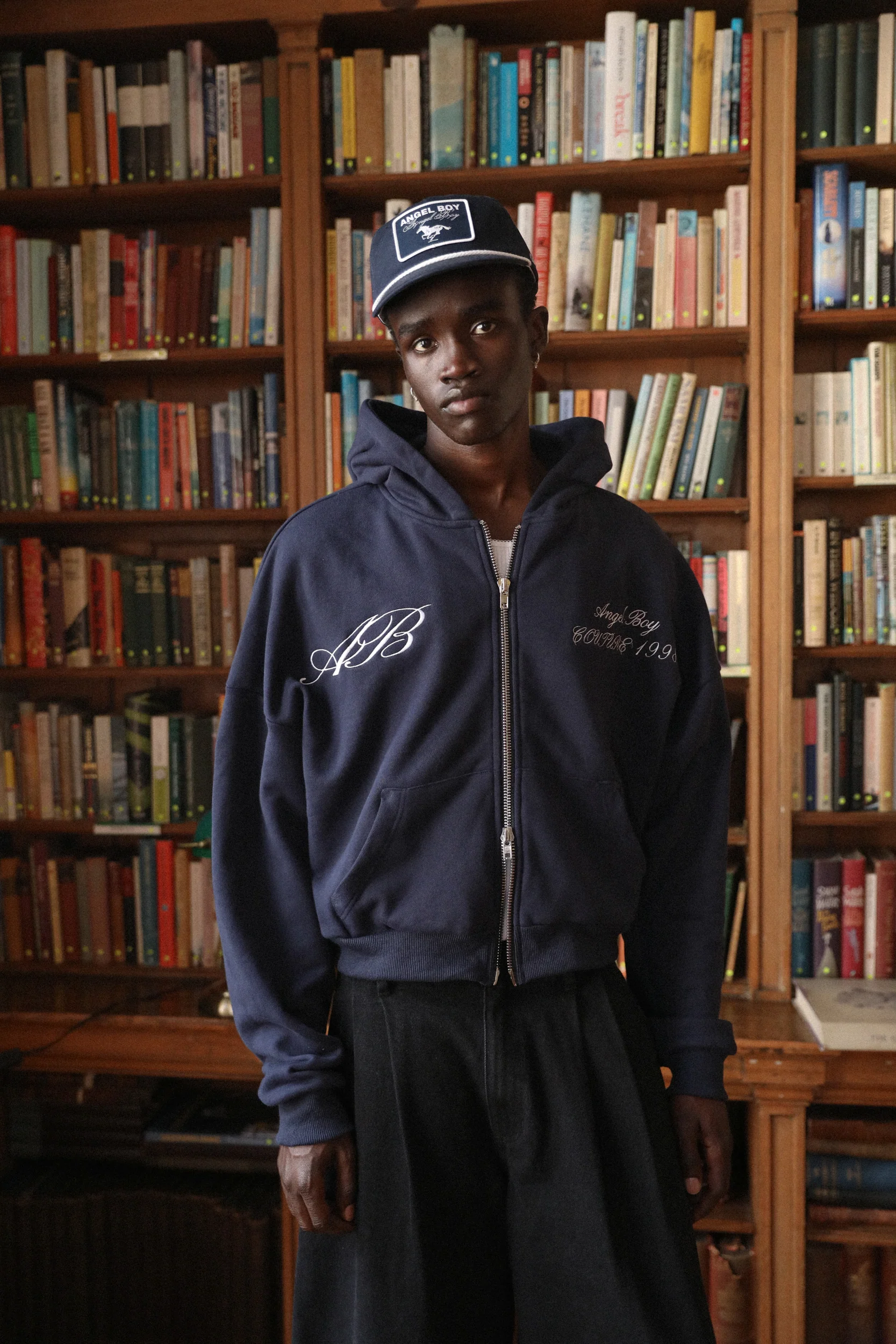 Angel Boy Script Blue Hoodie - Image 4