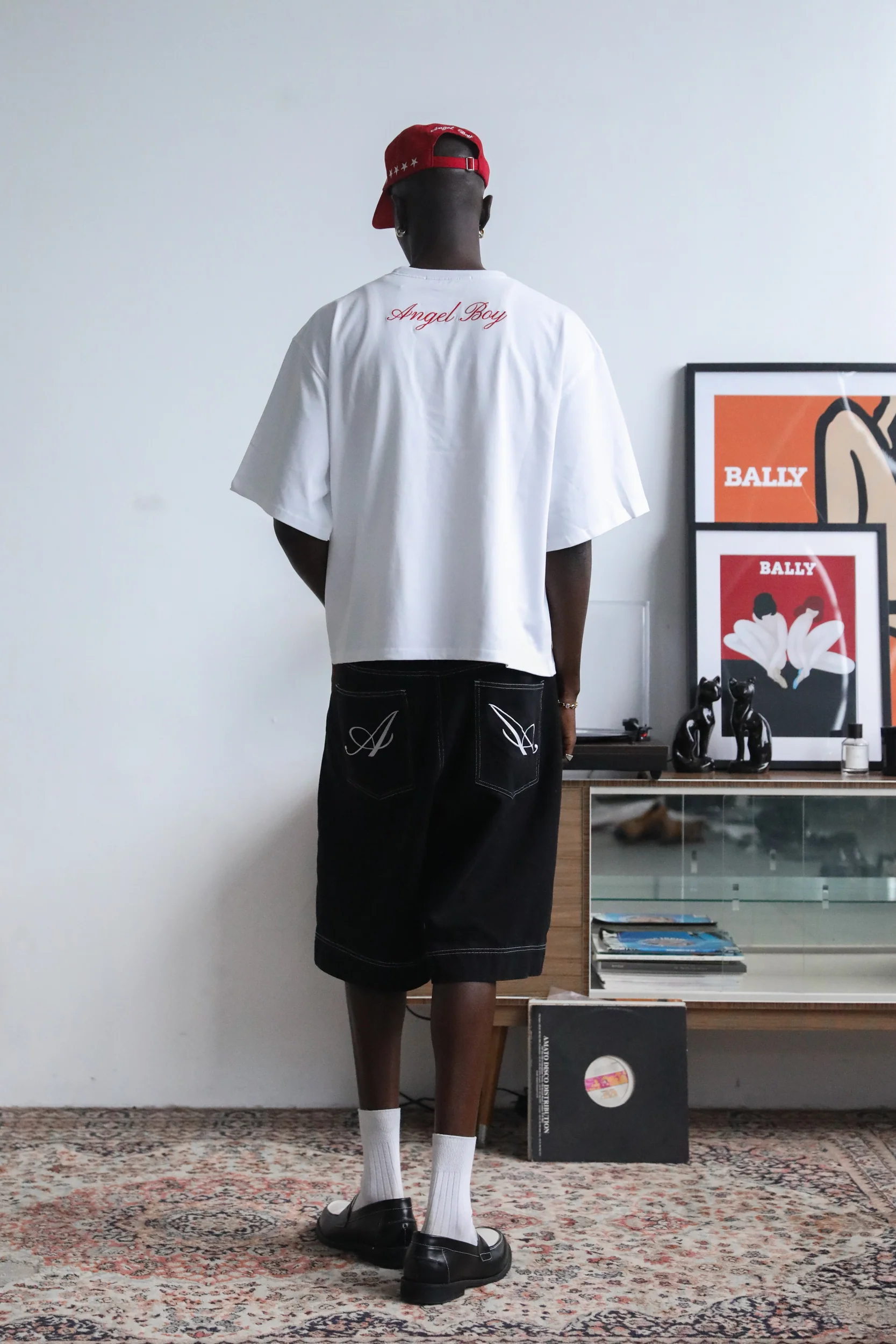Signature White Box Tee - Red - Image 4