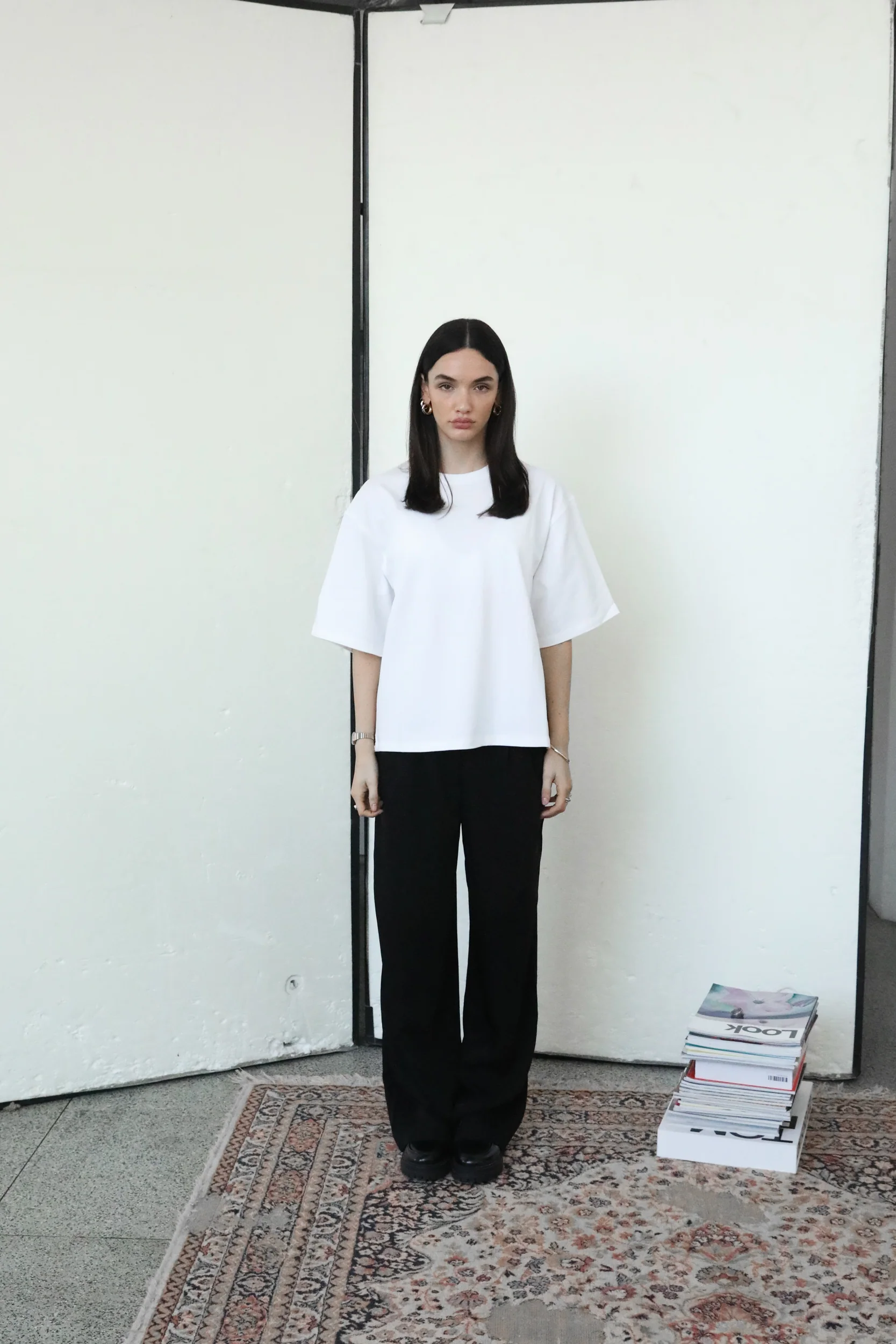 Signature White Box Tee - Red - Image 8