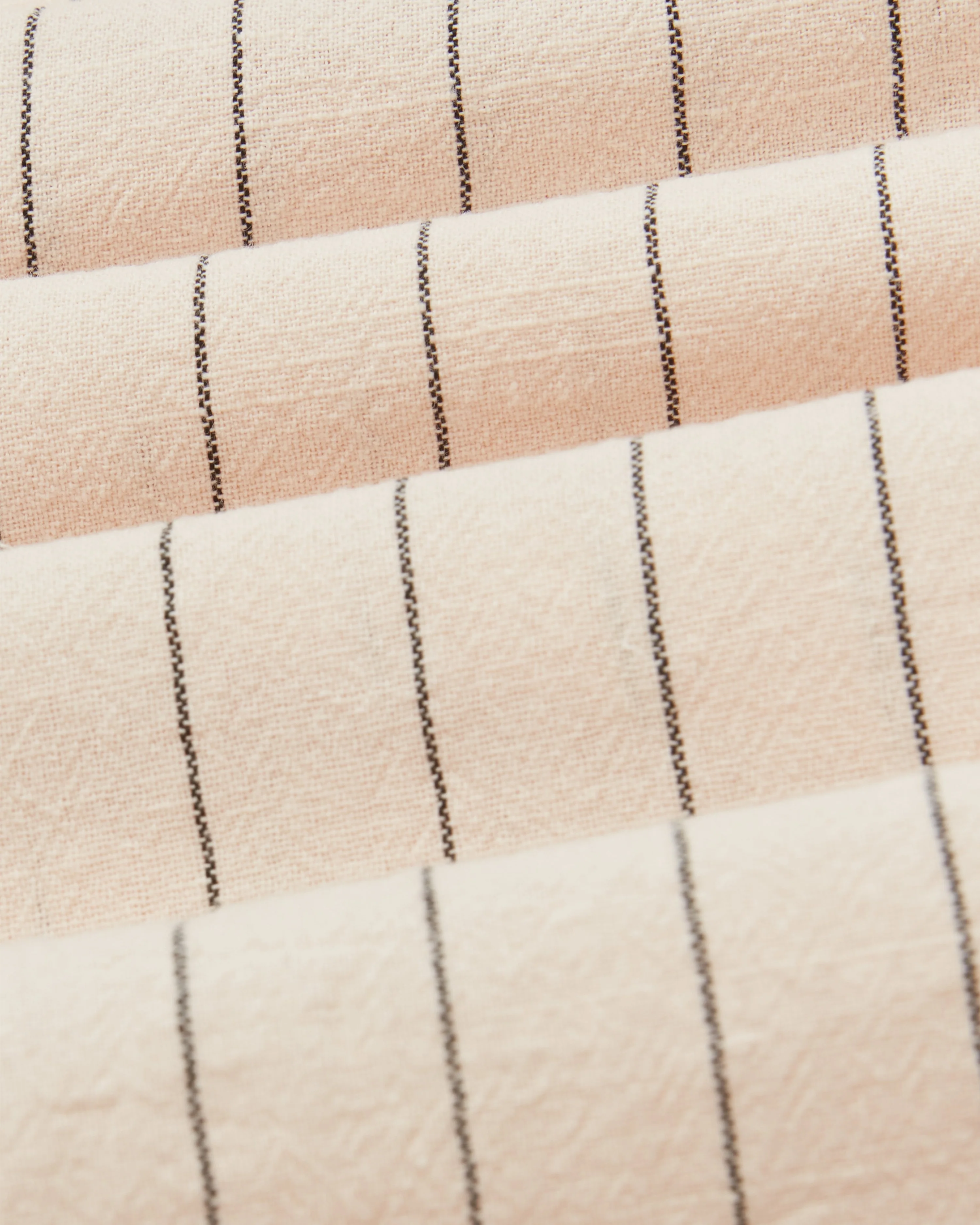 Beige Pinstriped Long Sleeve Shirt - Image 5