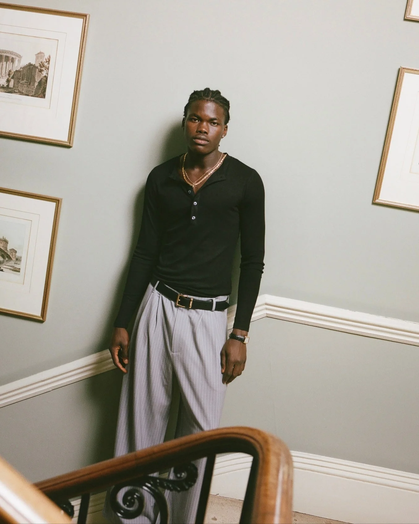Black Henley Shirt - Image 5