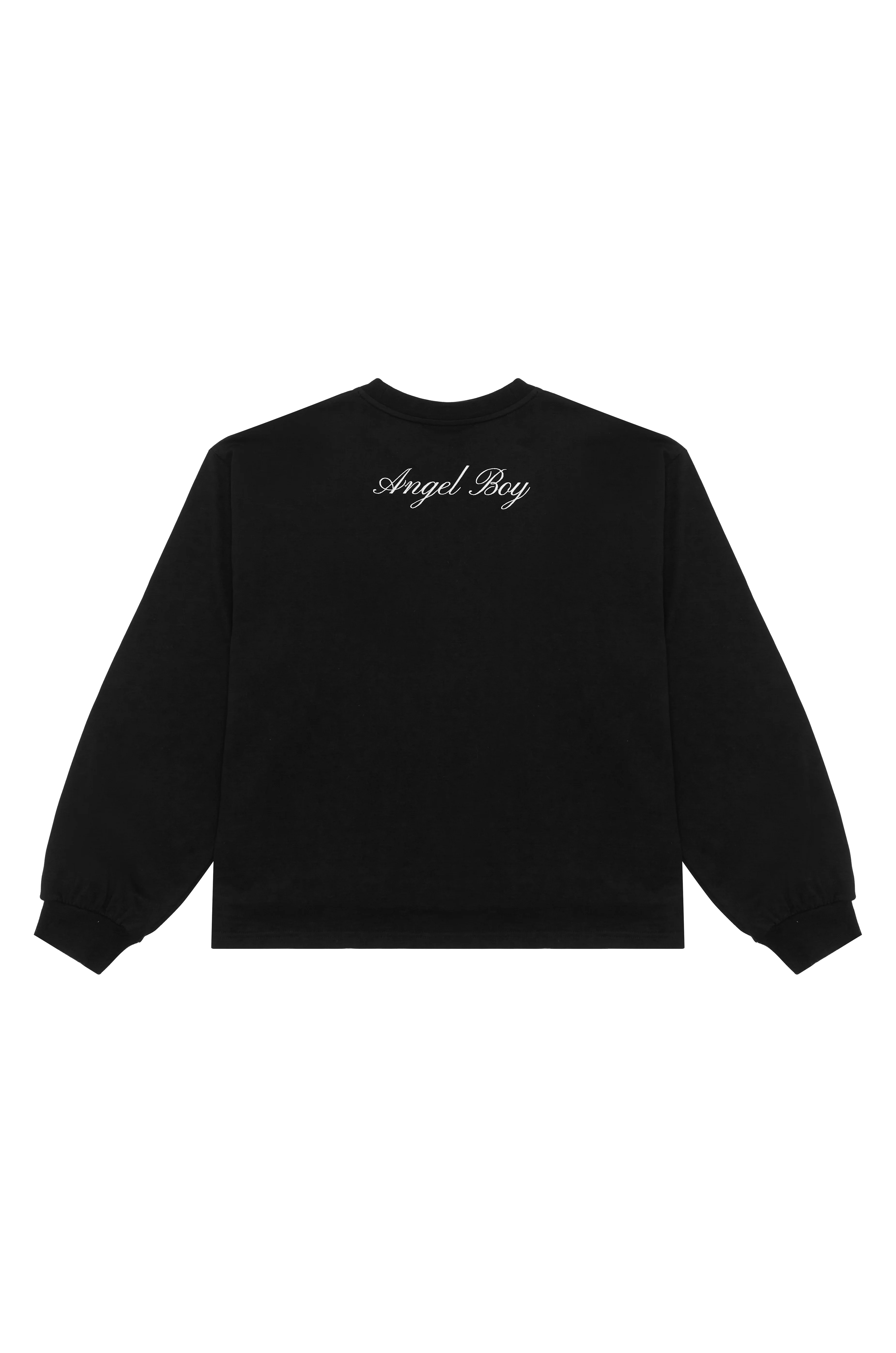 Black Long Sleeve T-Shirt - Image 7