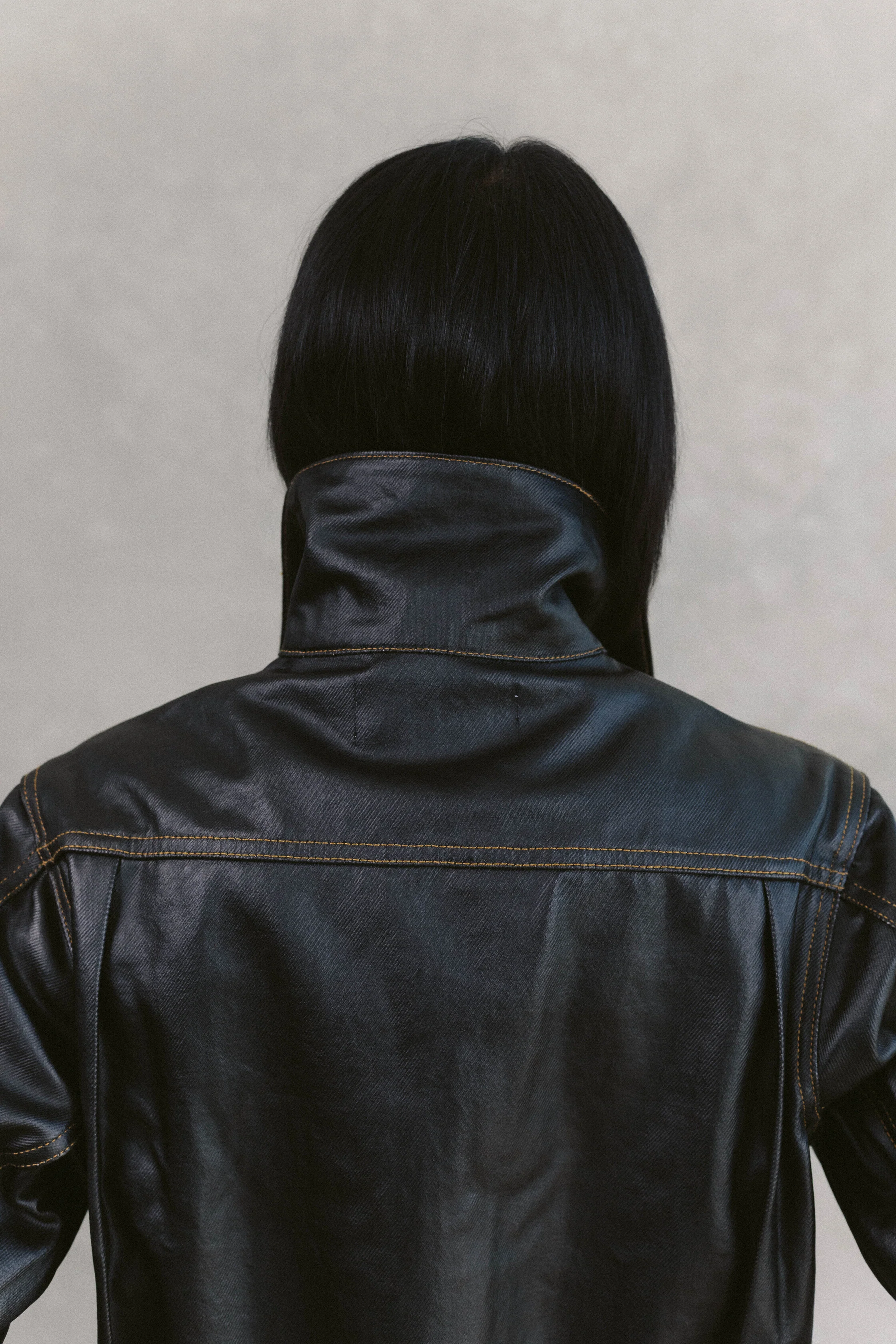 Coated Denim Jacket - Image 6