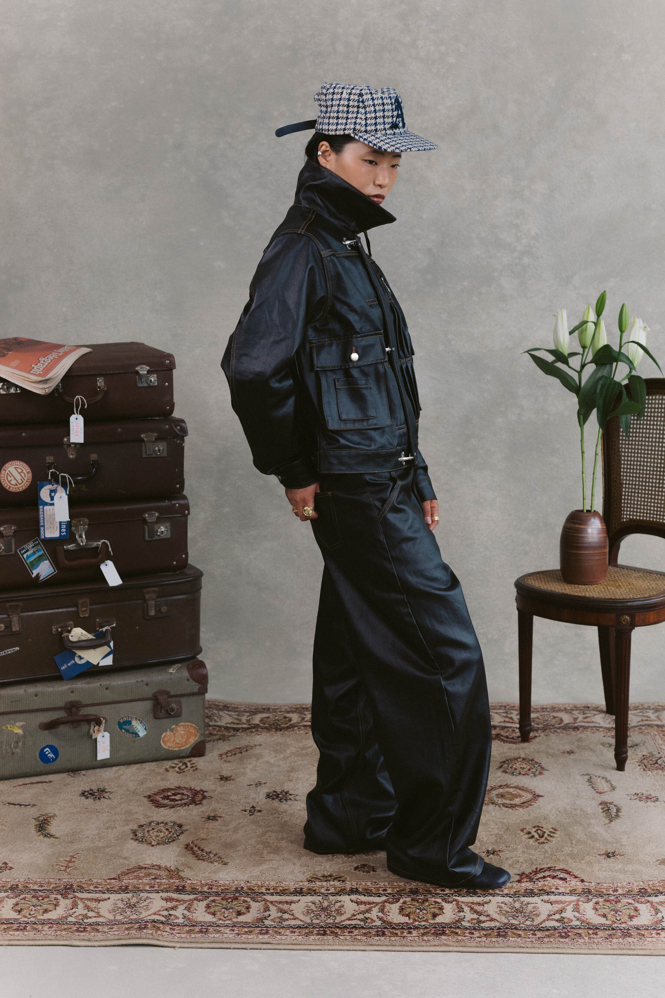 Coated Denim Jacket - Image 8