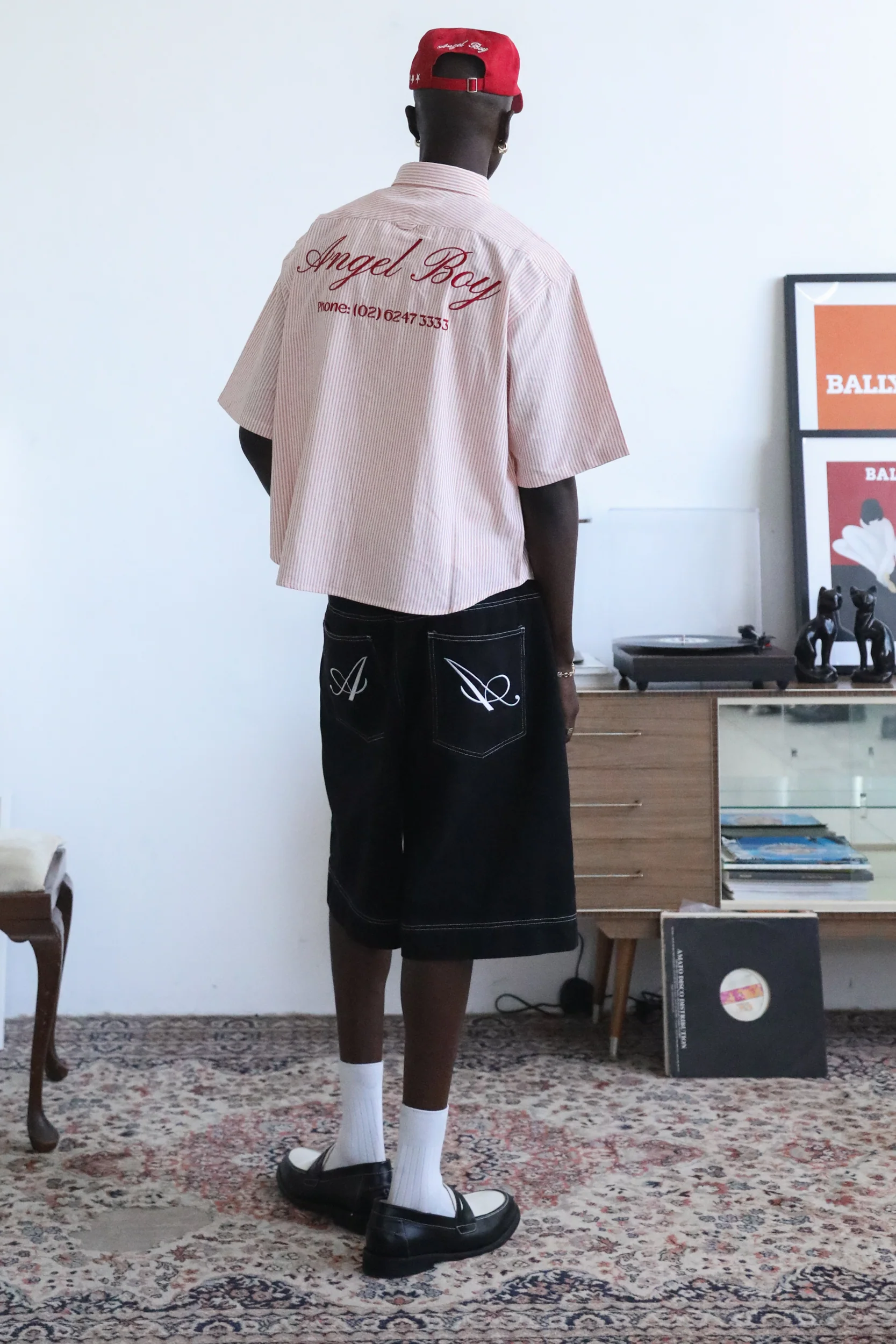 Angel Boy Black Denim Shorts - Image 5