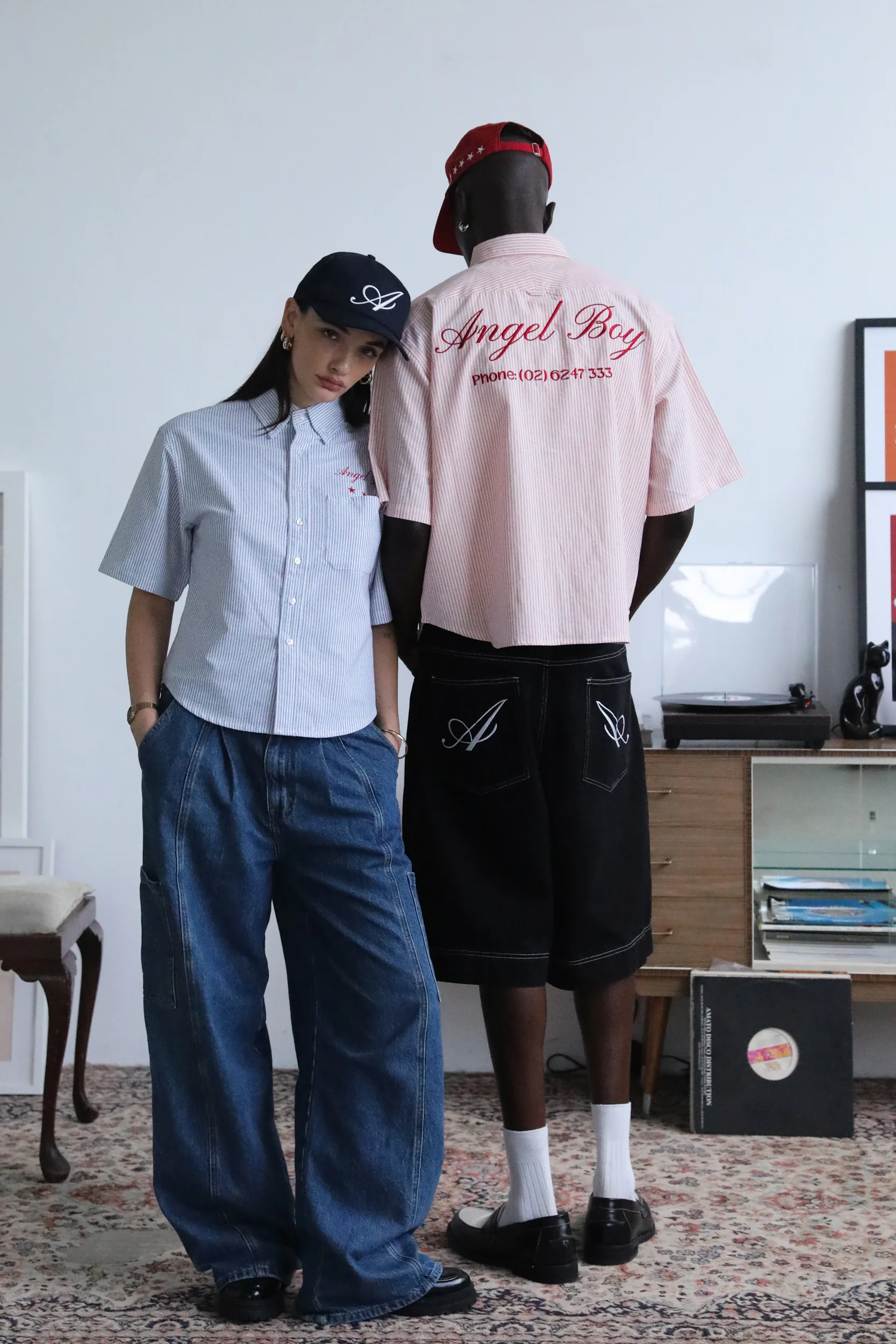Angel Boy Black Denim Shorts - Image 7