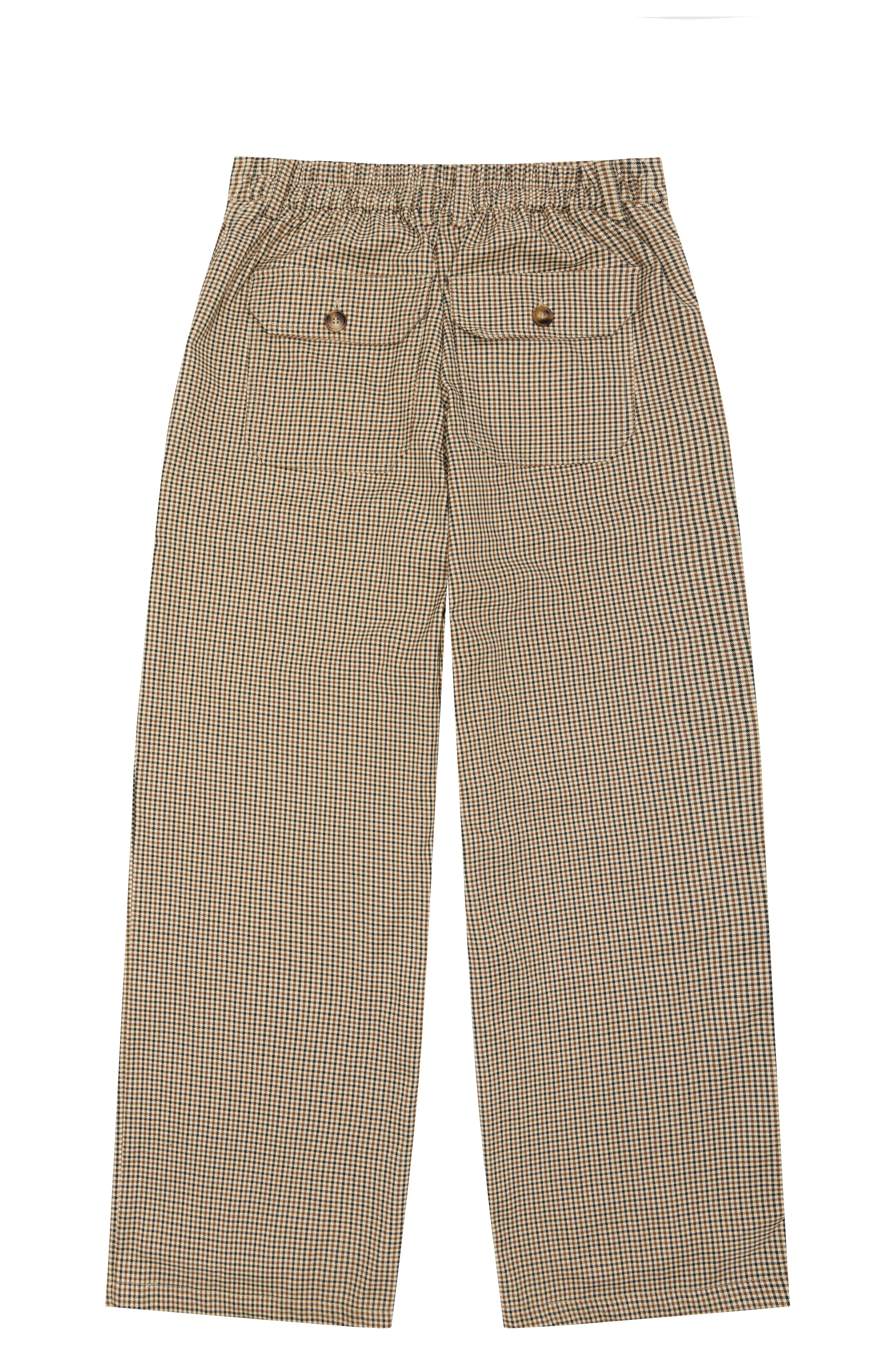 Houndstooth Pleated Pants - Image 7