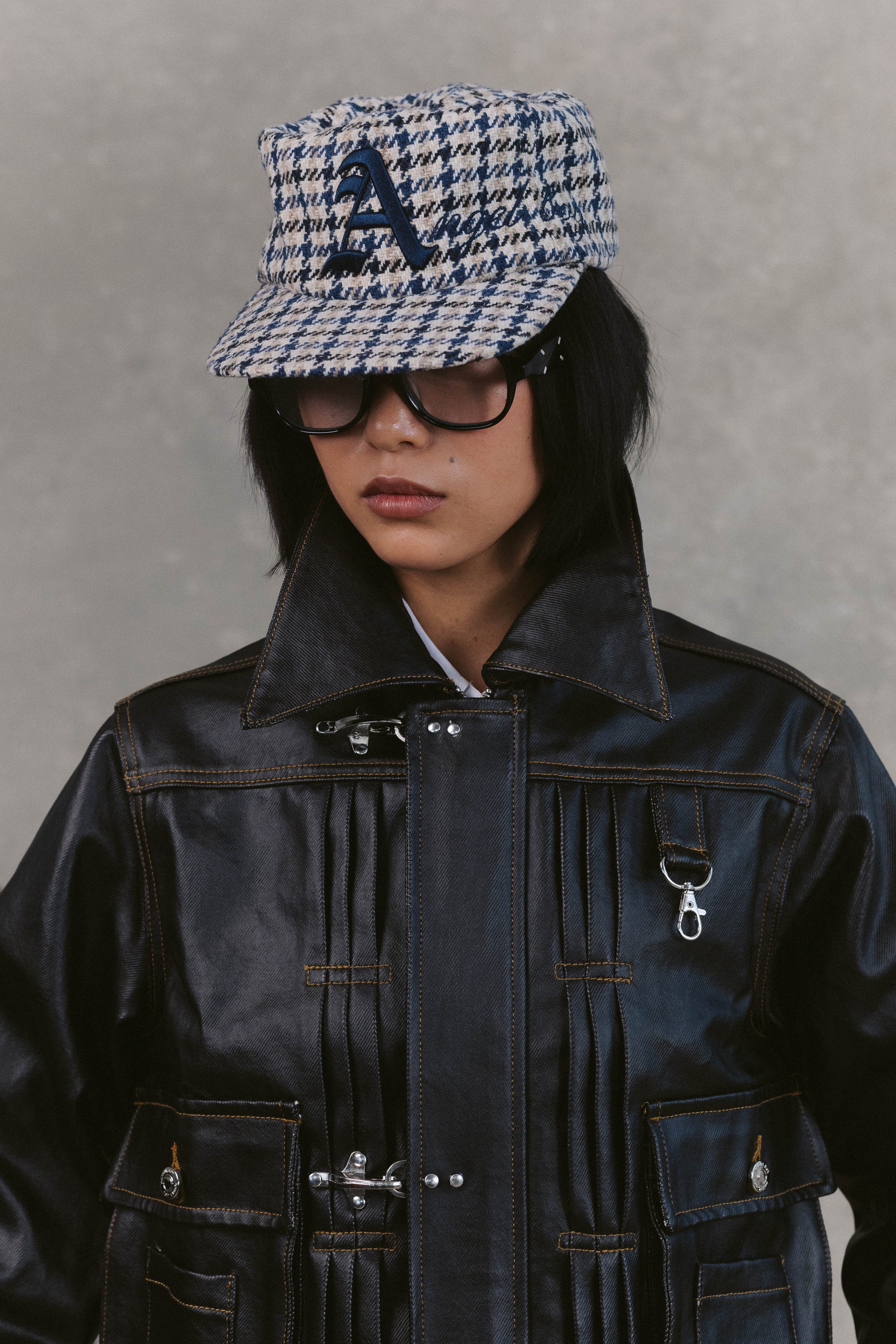 Houndstooth Script Hat - Image 4