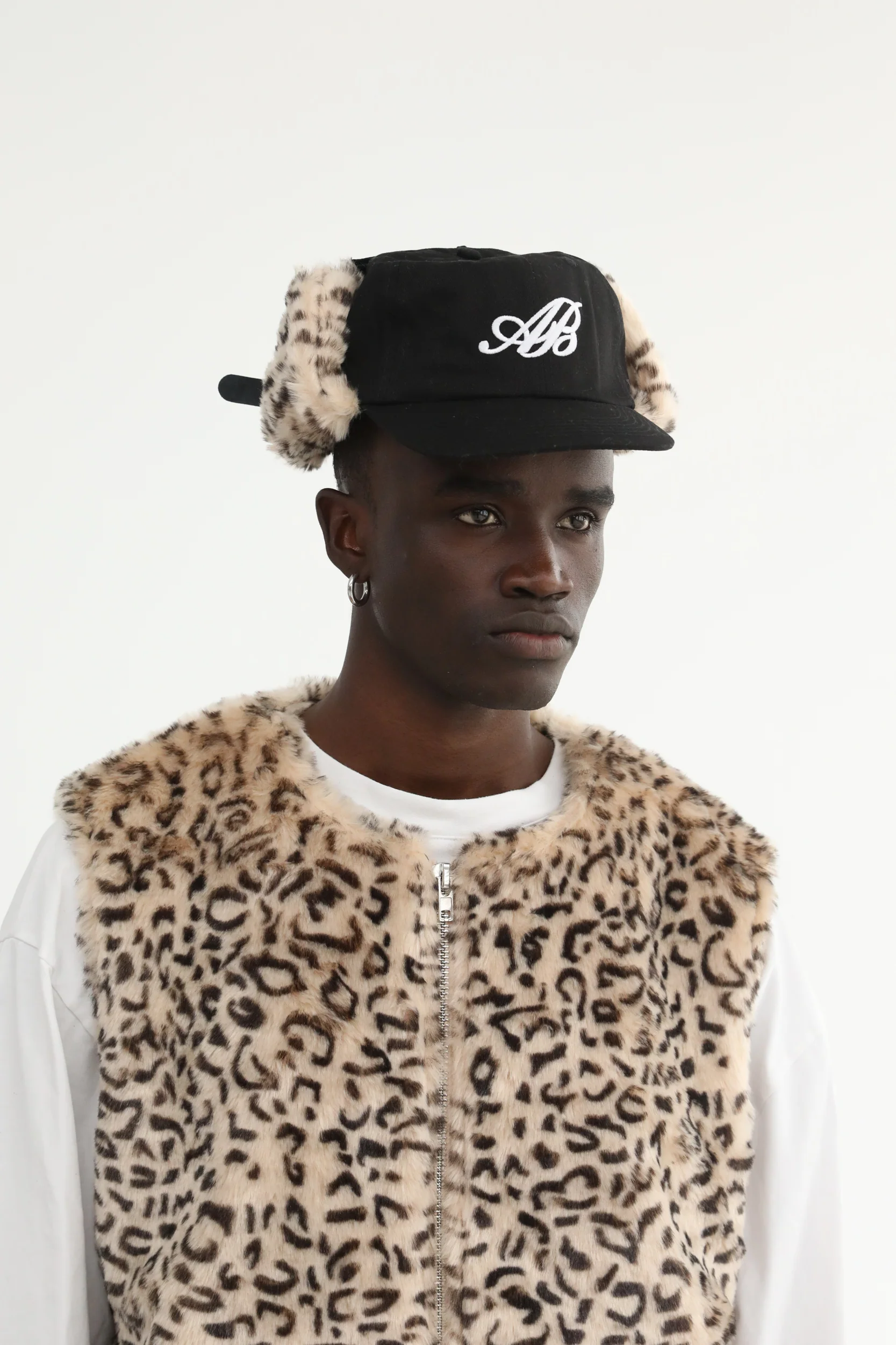 Leopard Fur Hat - Image 3
