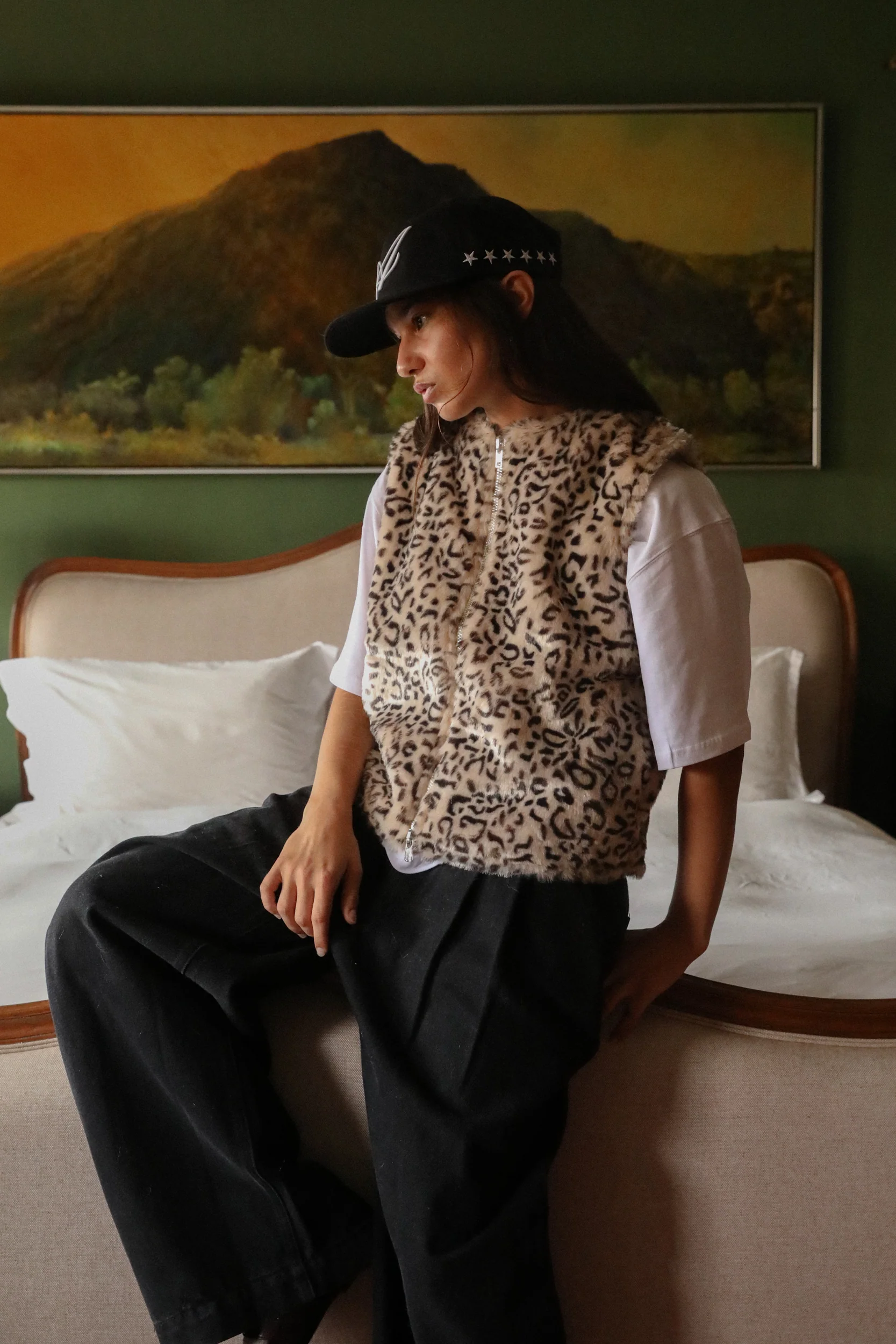 Leopard Fur Vest - Image 7
