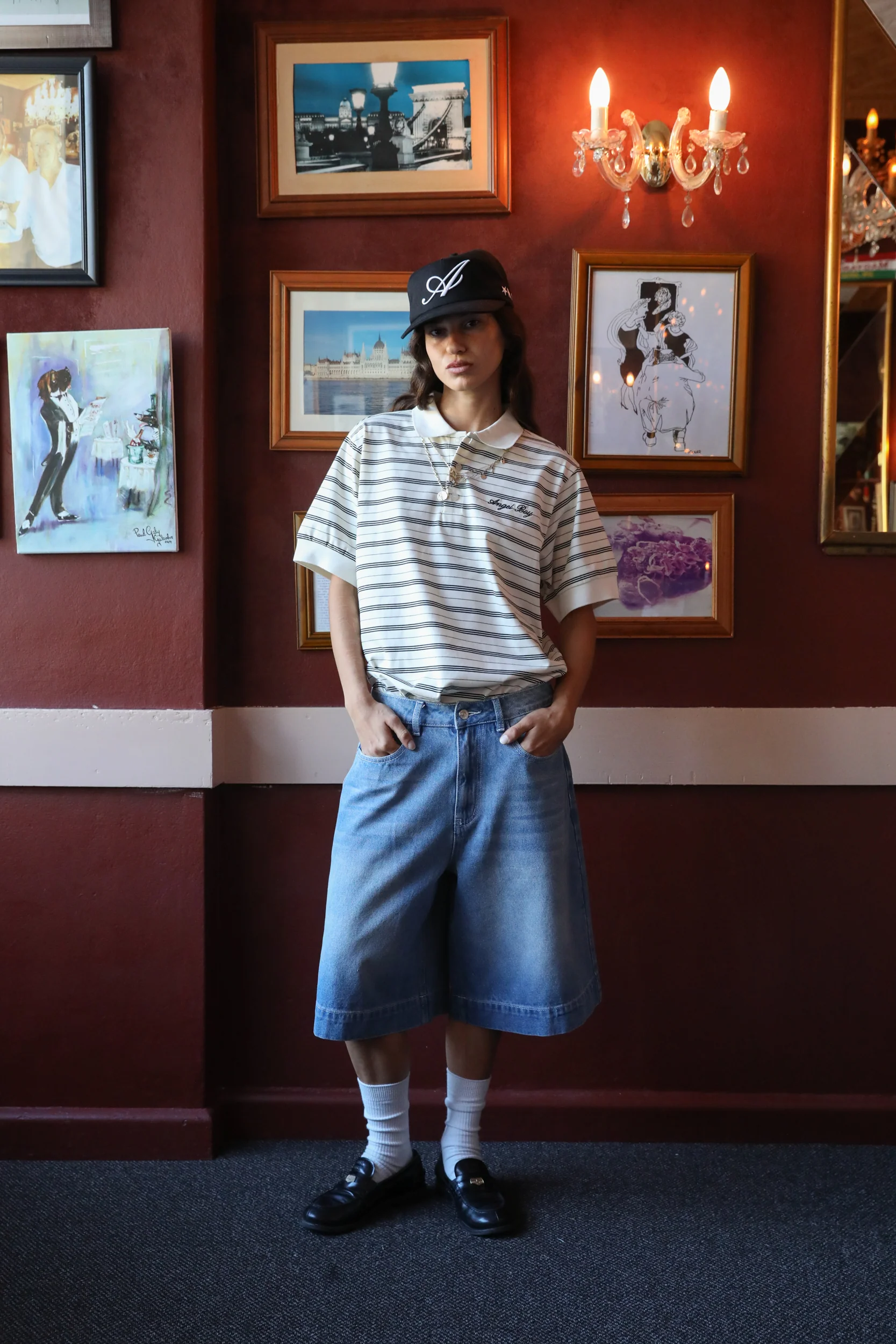 Light Blue Denim Shorts - Image 6