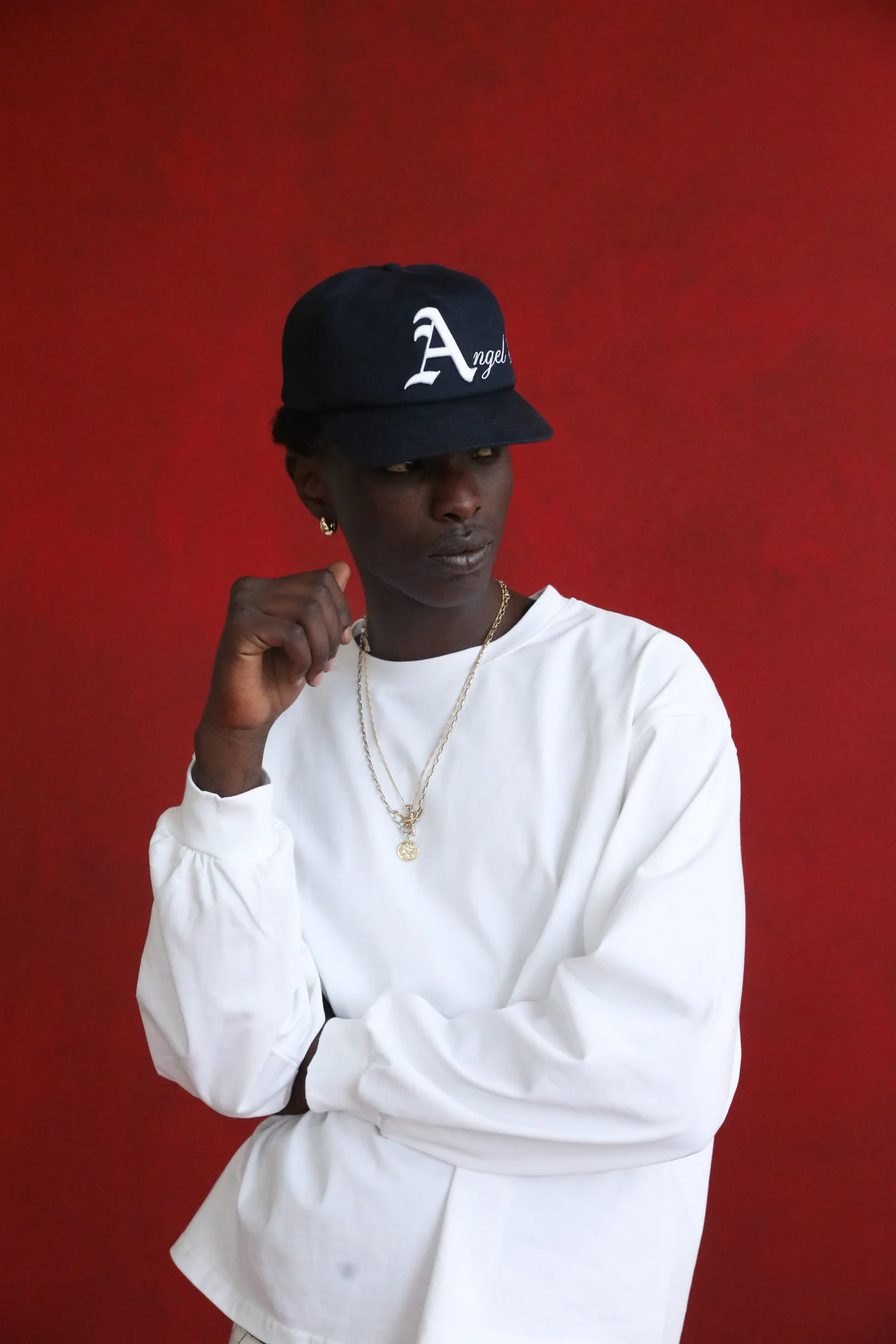 Navy Script Hat - Image 4