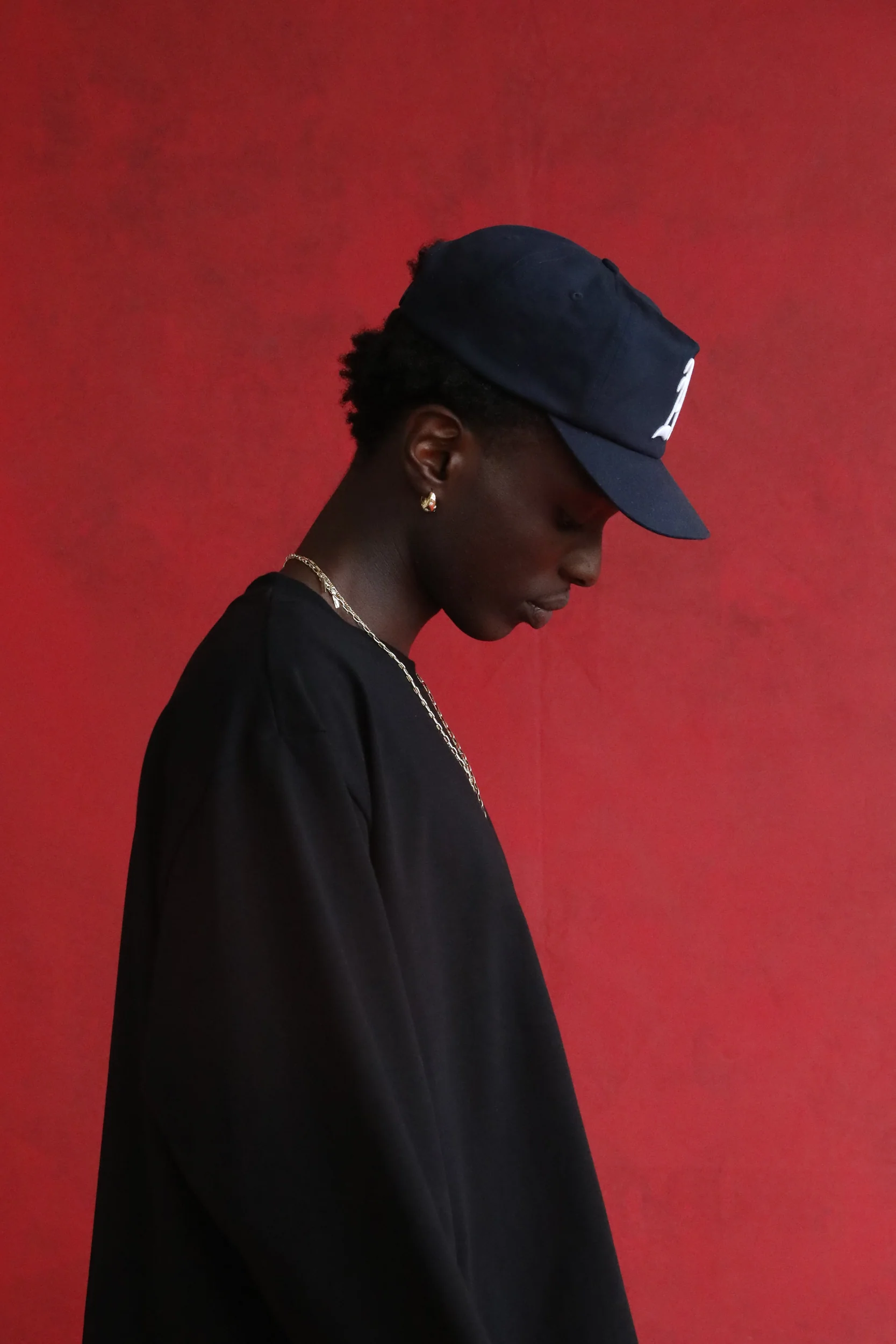 Navy Script Hat - Image 6