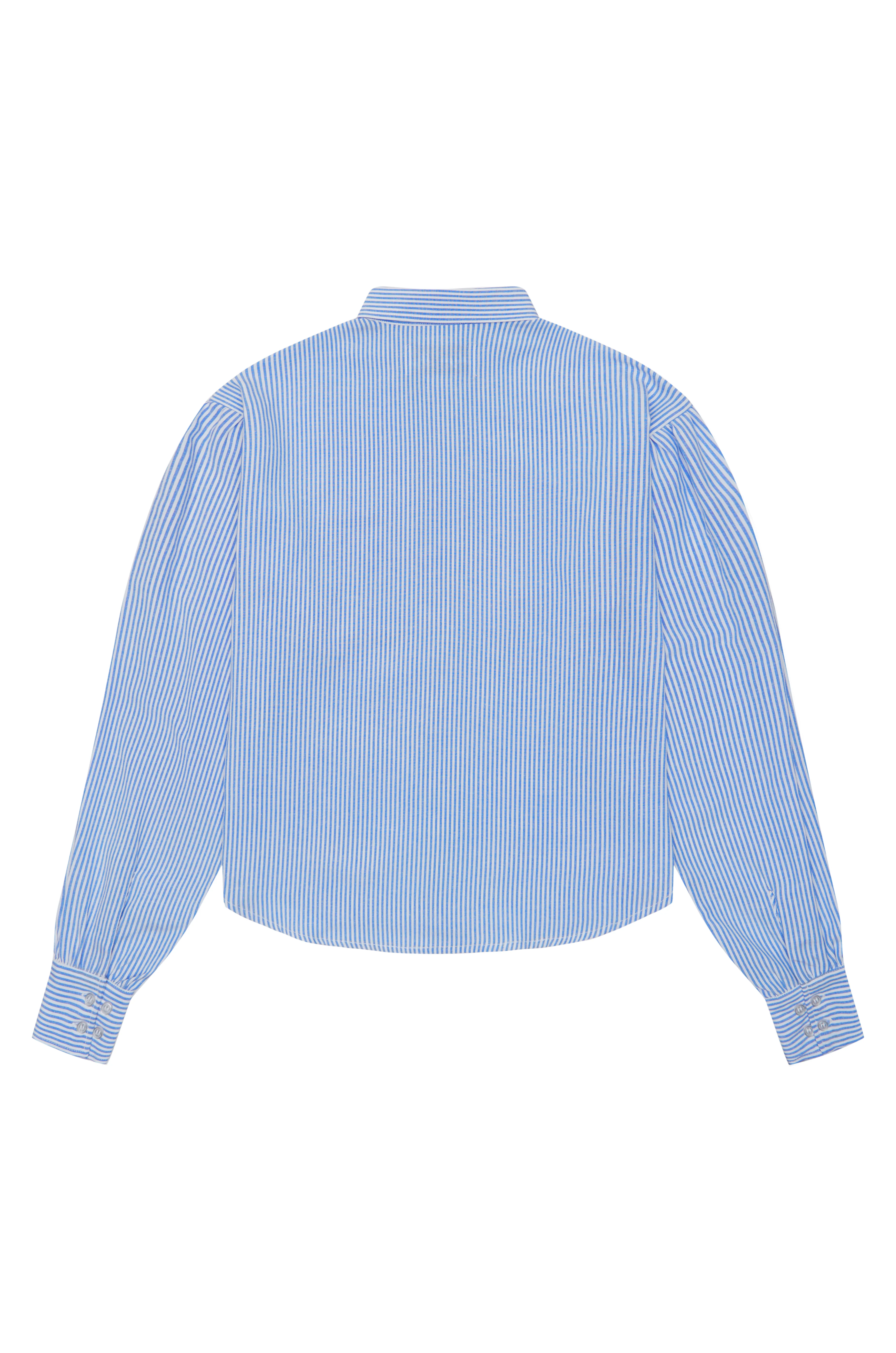 Pinstripe Long Sleeve Button Up - Image 12
