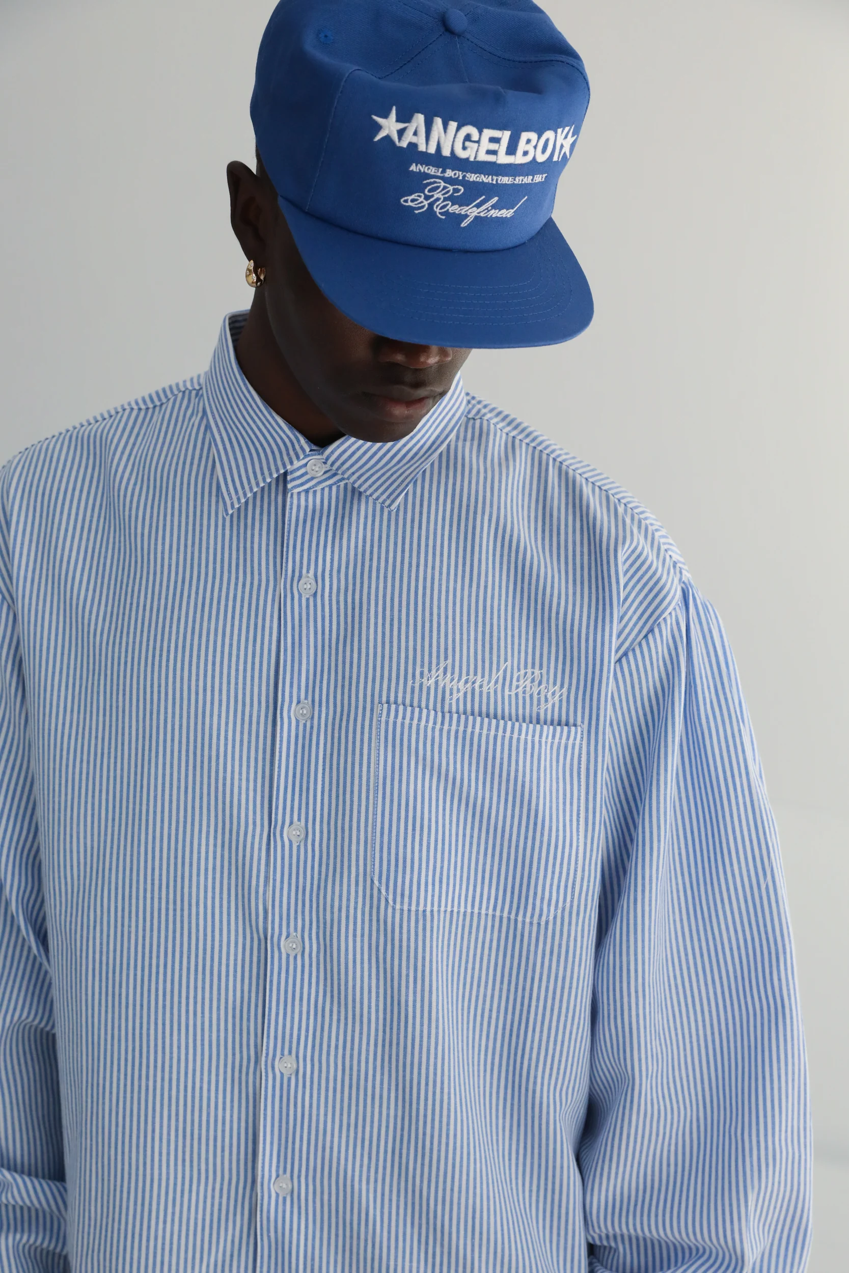 Pinstripe Long Sleeve Button Up - Image 5