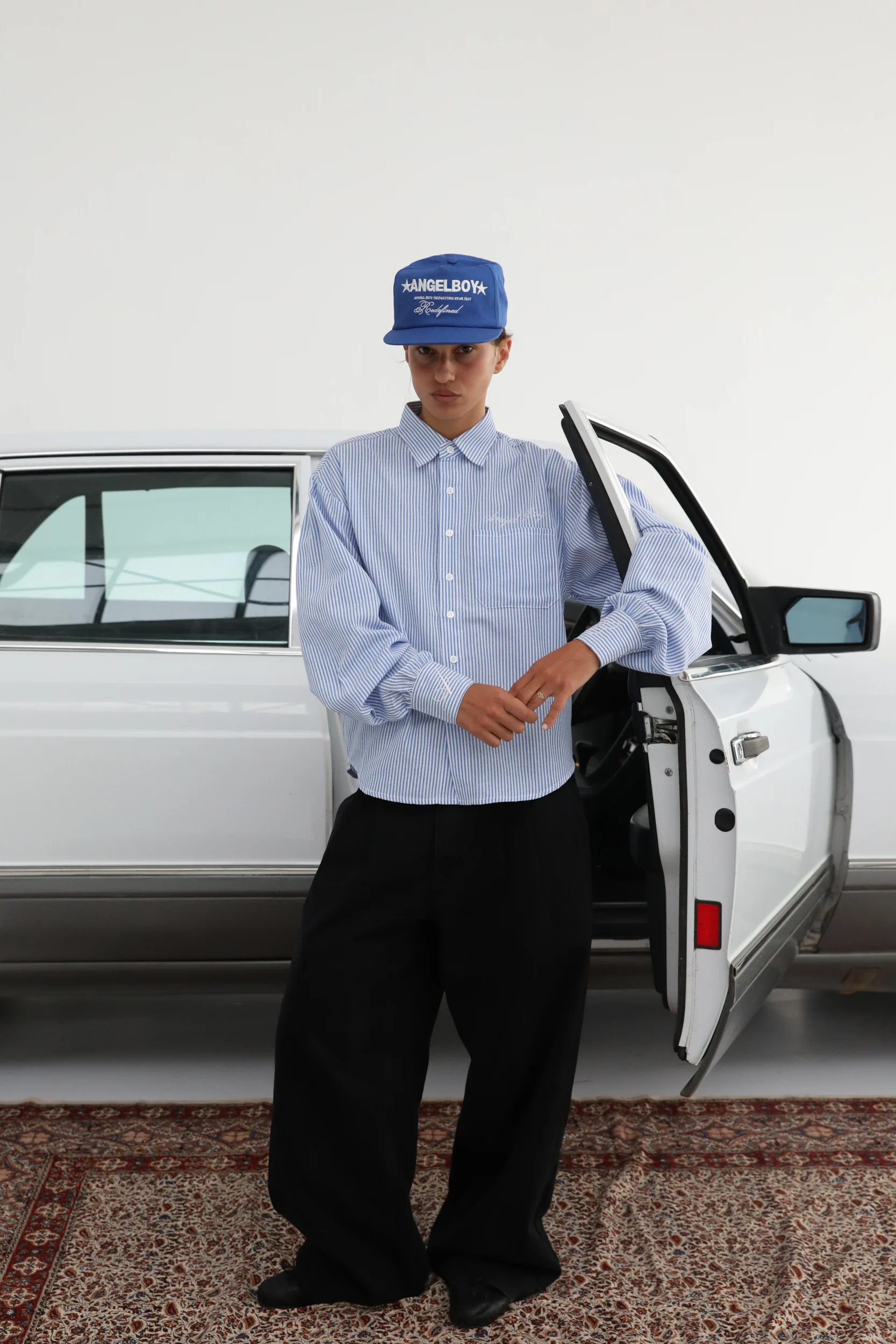 Pinstripe Long Sleeve Button Up - Image 9