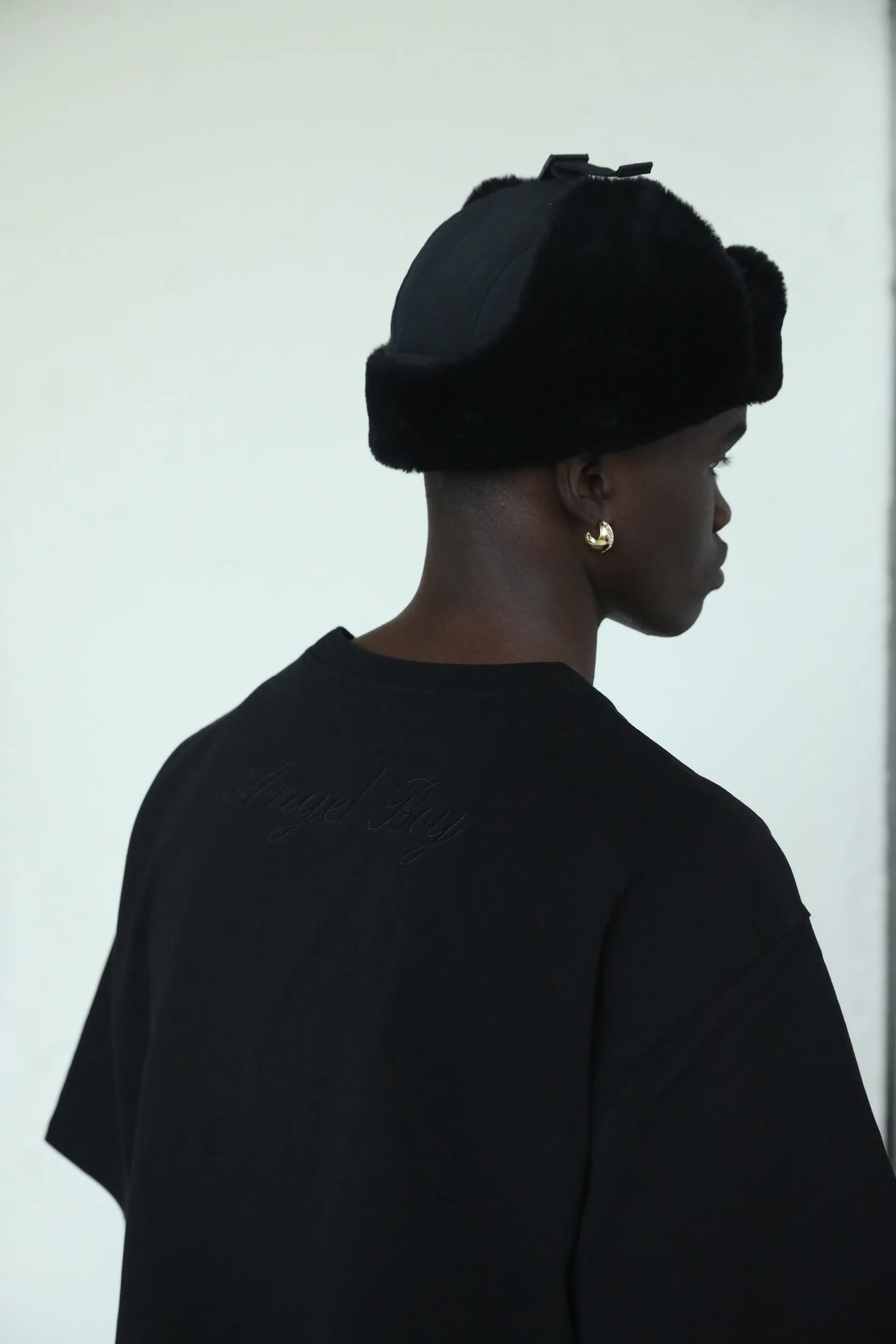 Signature Black Box Tee - Black Writing - Image 6