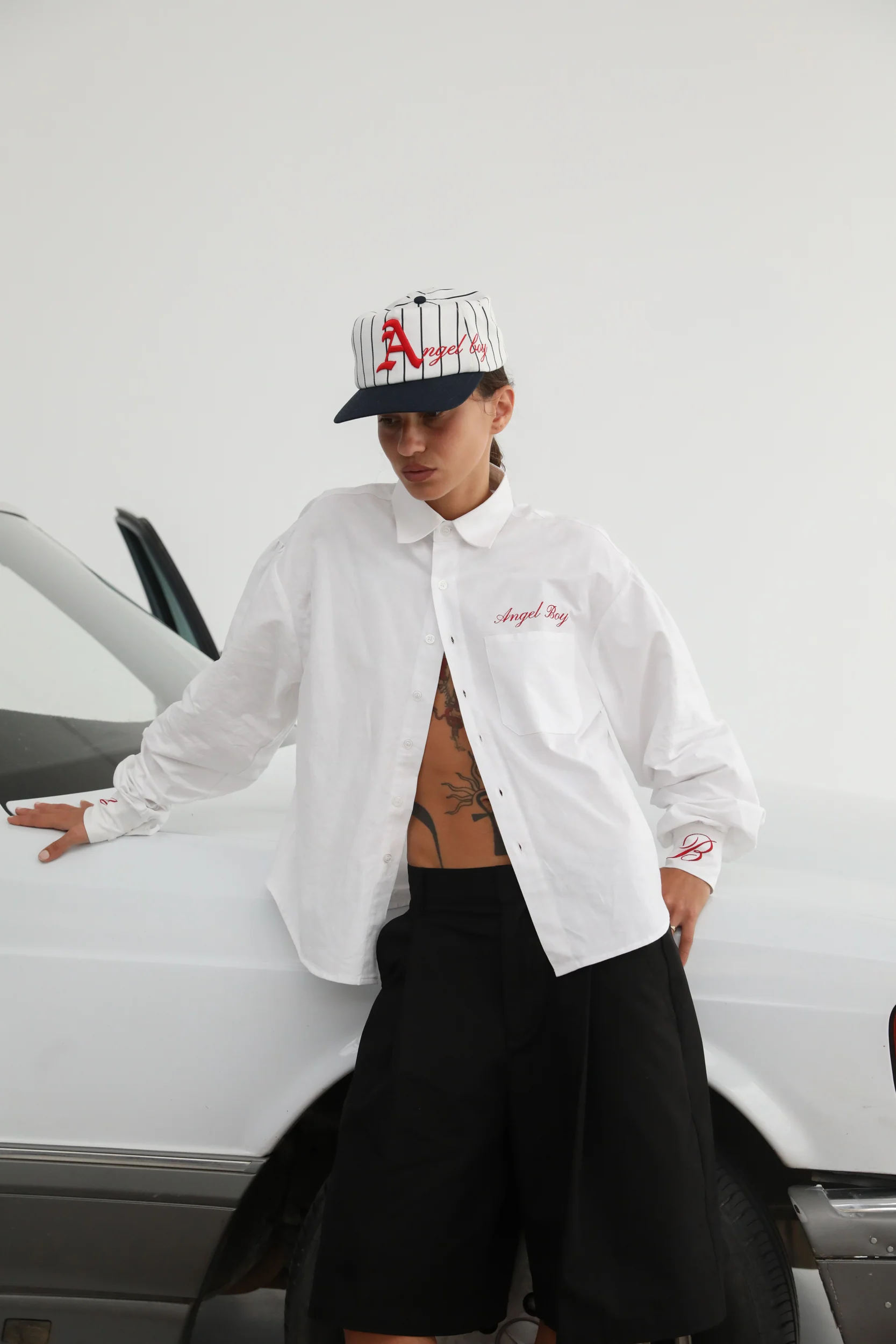 White Long Sleeve Button Up - Image 10
