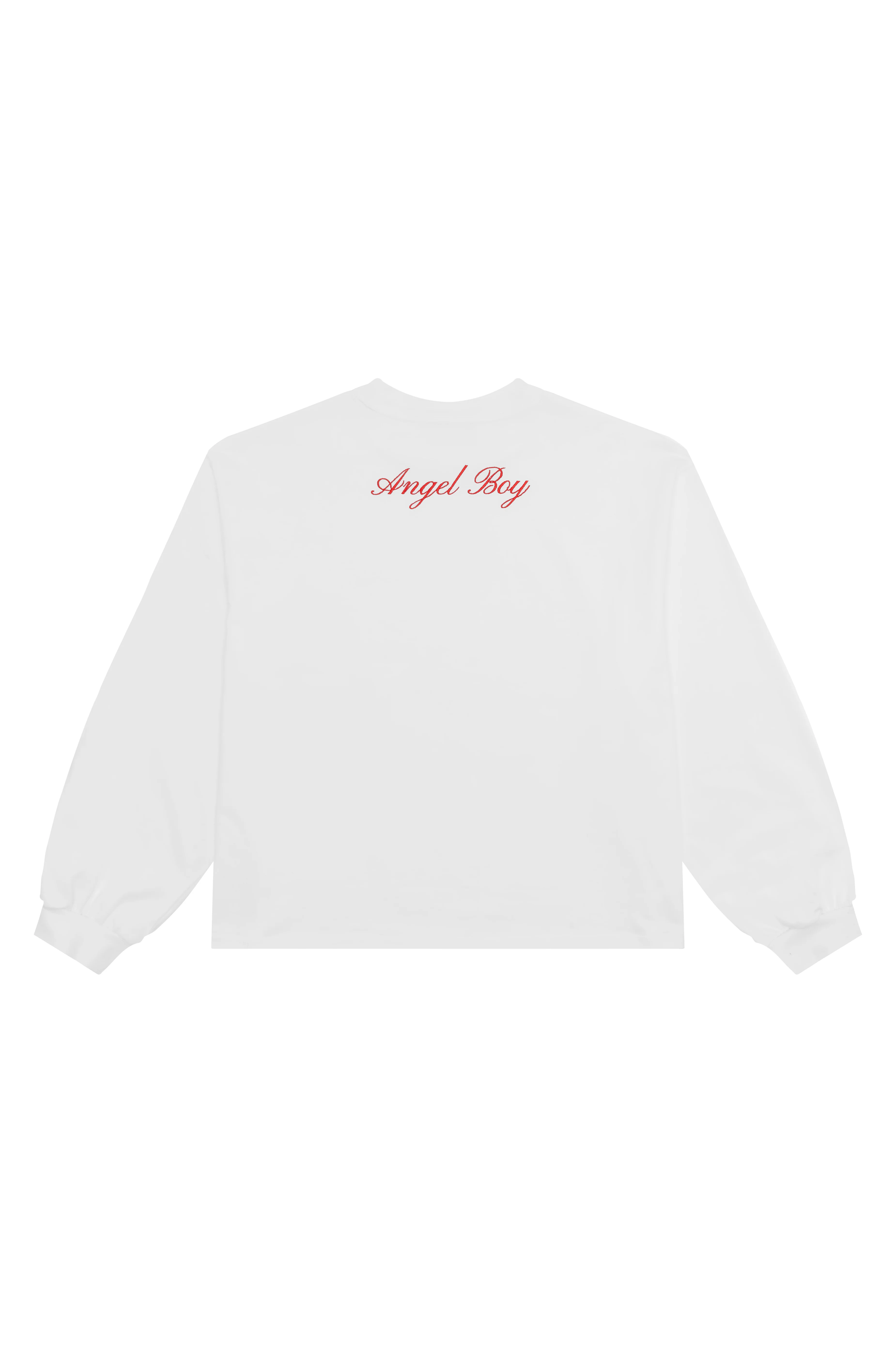 White Long Sleeve T-Shirt - Image 8