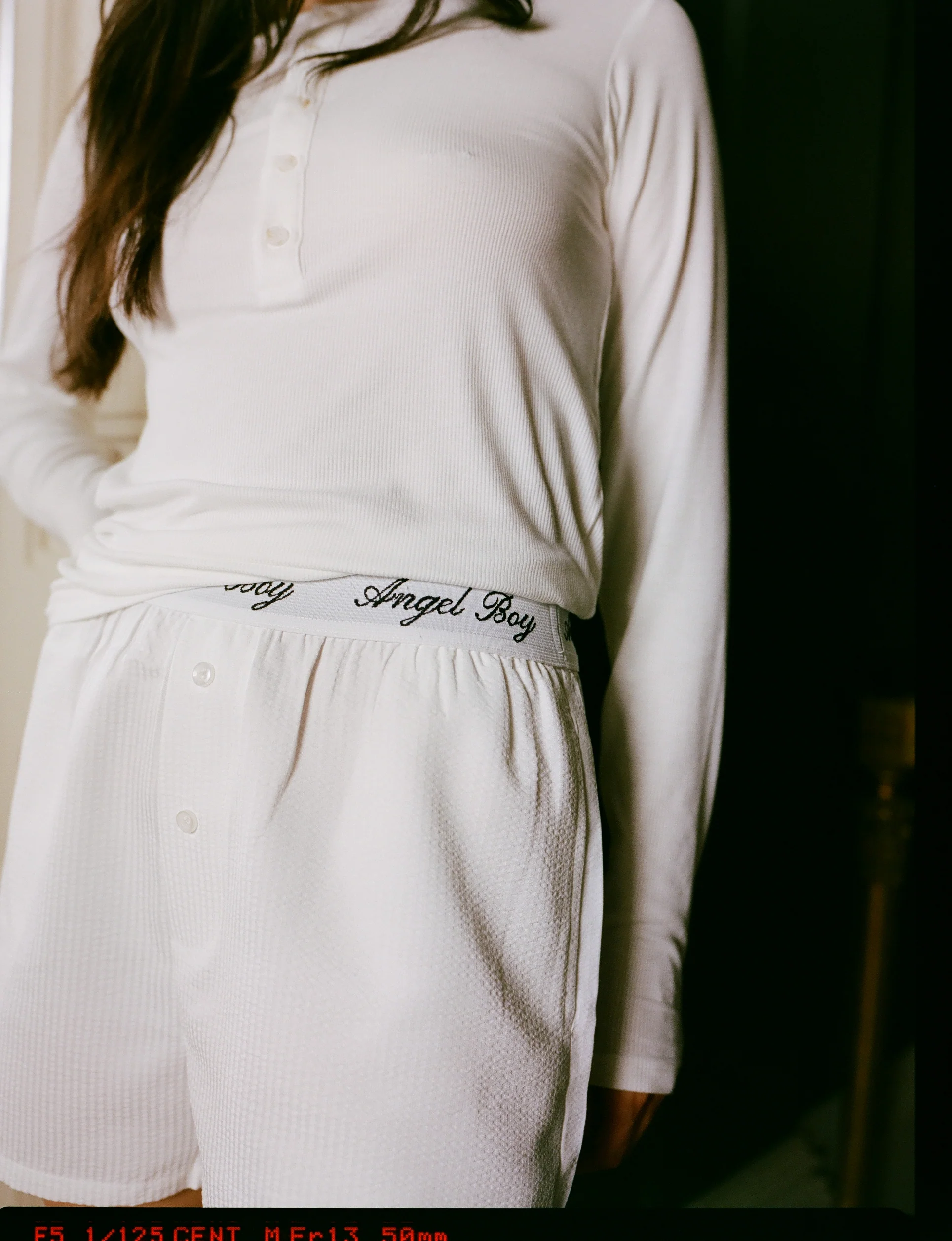 White Pinstripe Boxers - Image 4