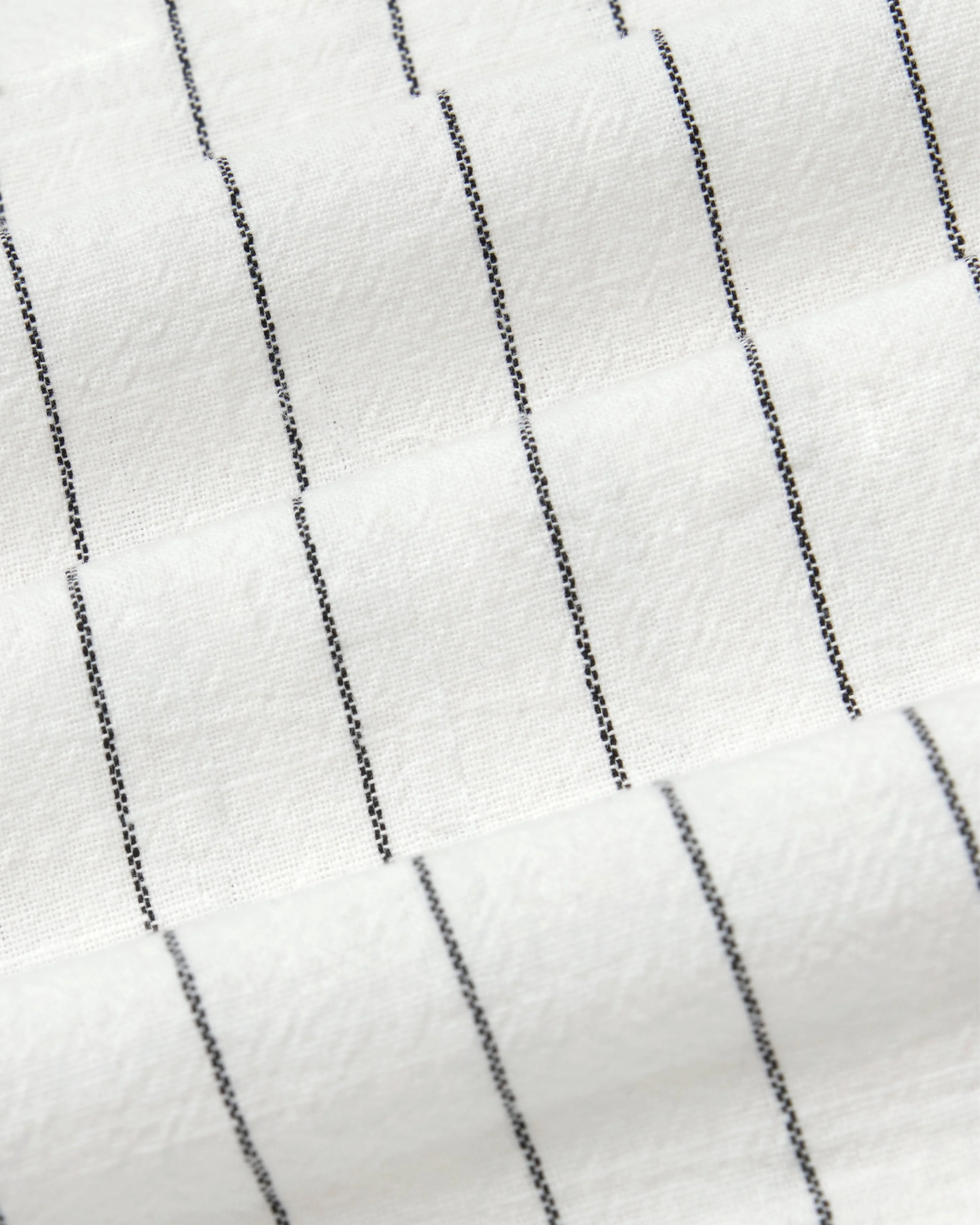 White Pinstriped Long Sleeve Shirt - Image 6